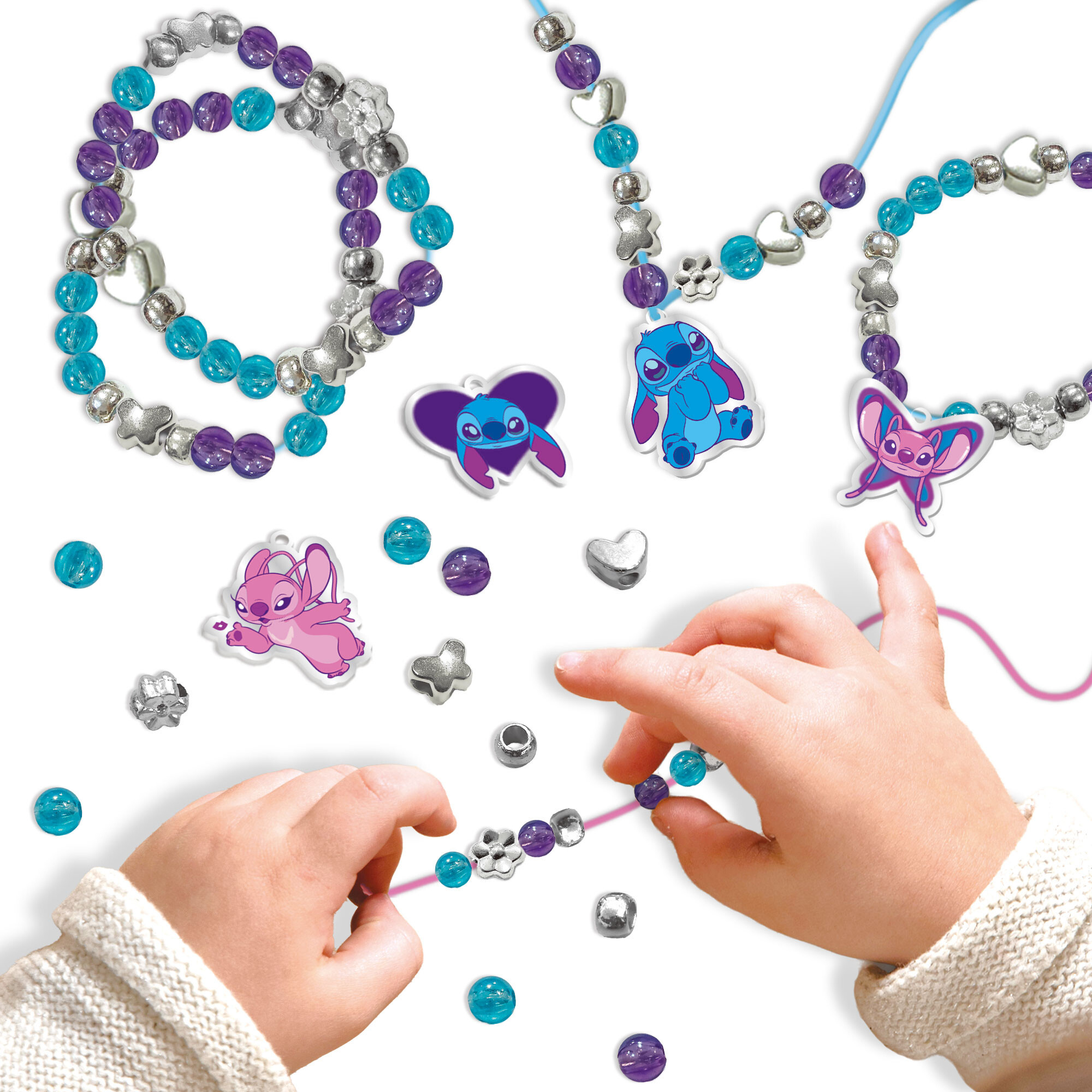 Braccialetti dell'amicizia stitch - set creativo  -  stitch - lisciani - Disney Stitch