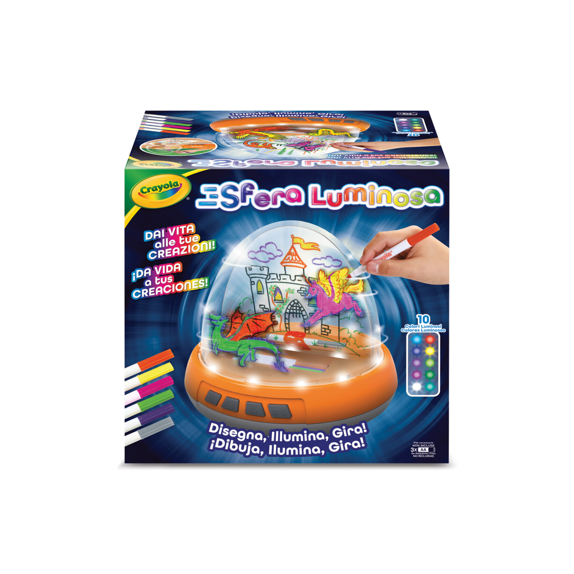 Crayola sfera luminosa - dai vita alle tue creazioni - CRAYOLA