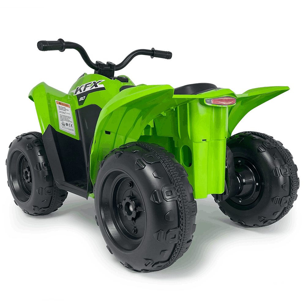 Kawasaki quad kfx90 - 12v - quad elettrico per bambini - velocità 5-6 km/h - SUN&SPORT