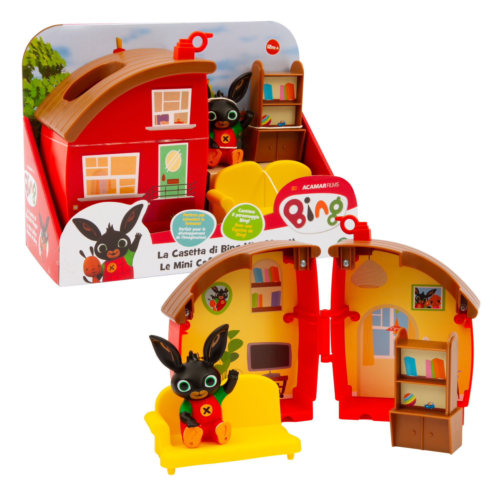 Casetta di bing con personaggio giocattolo stimolante per bambini da 12 mesi bing Toys Center