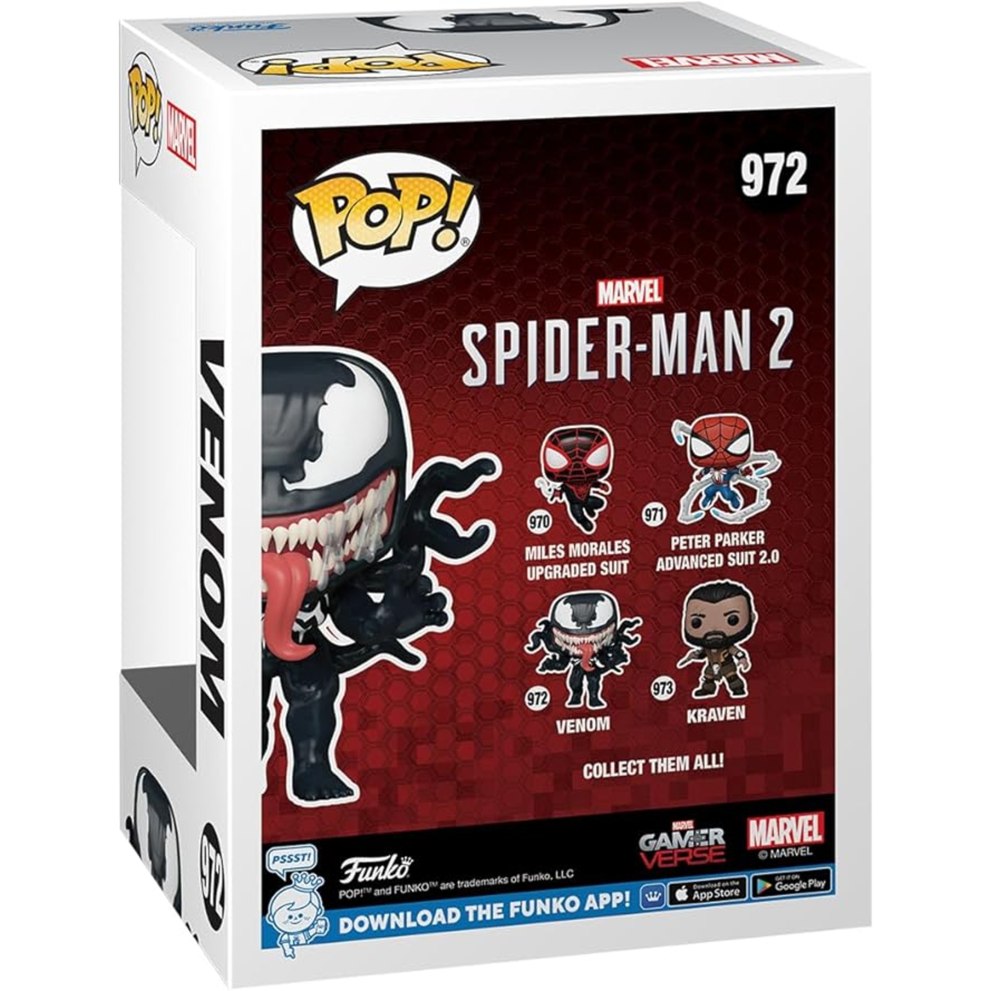 Funko pop - marvel spiderman 2 - venom - 972 - Spiderman