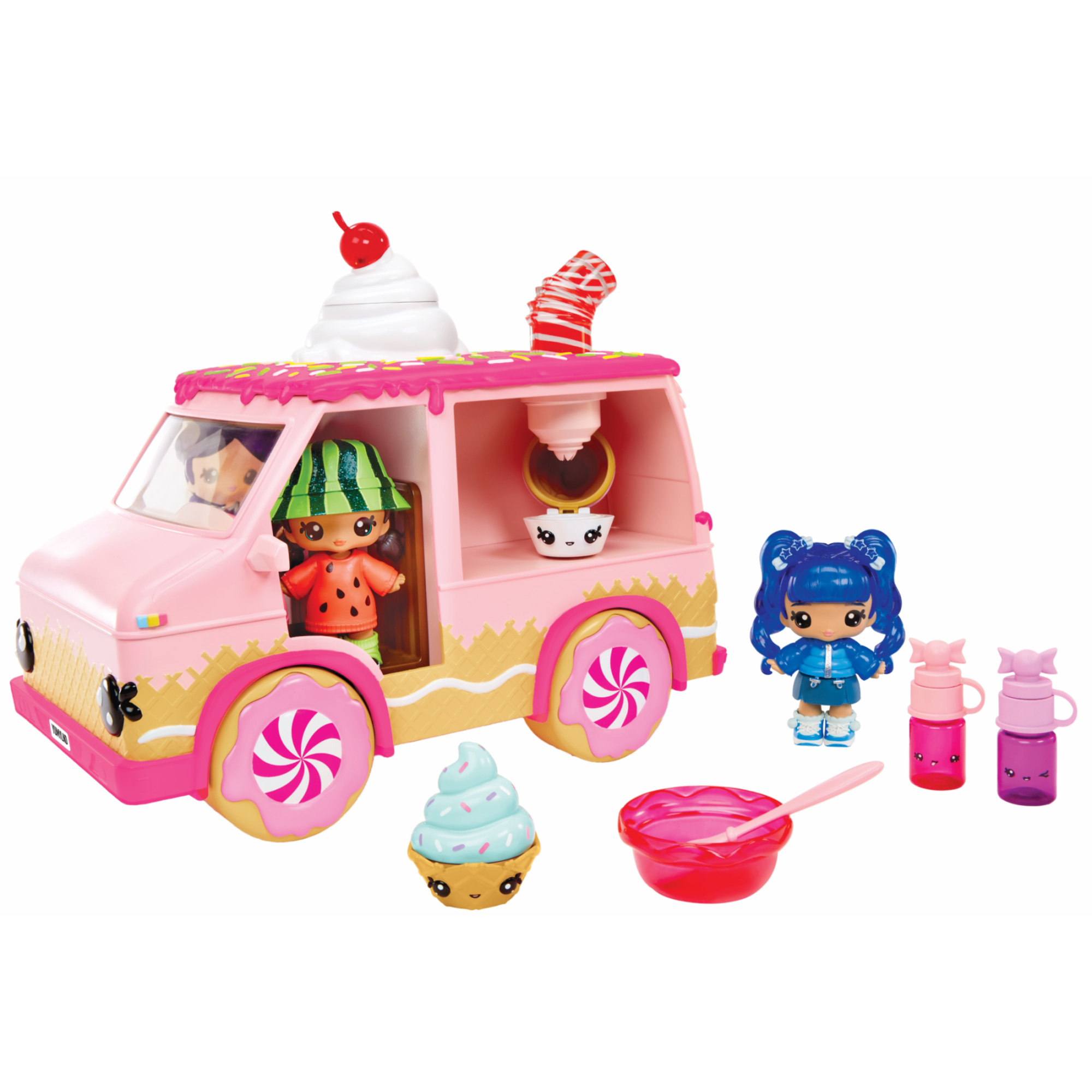 Yummiland lipgloss truck – include due esclusivi lucidalbbra – adatto alle bambole piccole yummiland - YUMMILAND