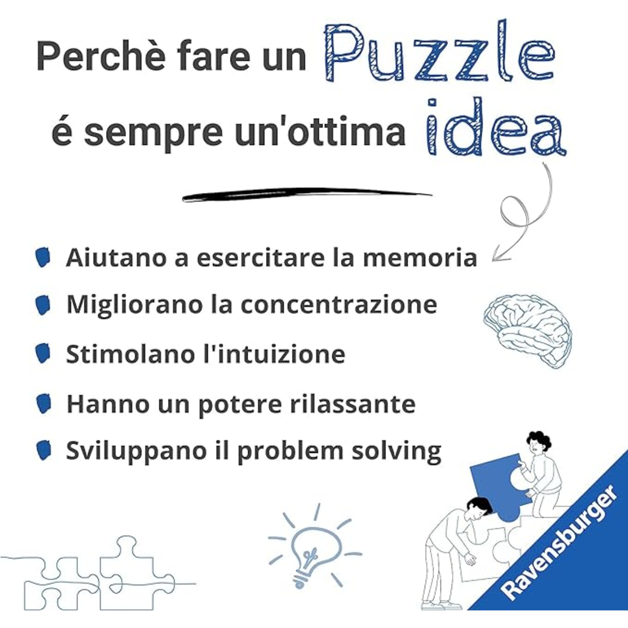 Puzzle 1000 pezzi roma - puzzle ravensburger per adulti - RAVENSBURGER