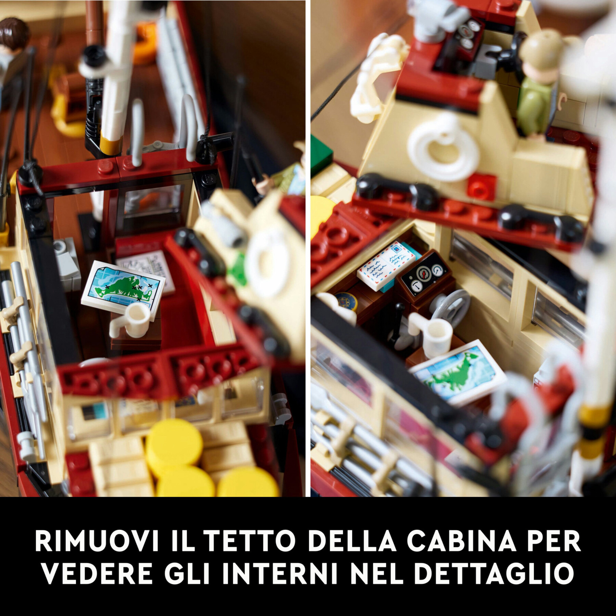 Lego ideas 21350 lo squalo, kit modellismo per adulti da costruire, diorama da collezione, regalo creativo per uomo o donna - LEGO IDEAS