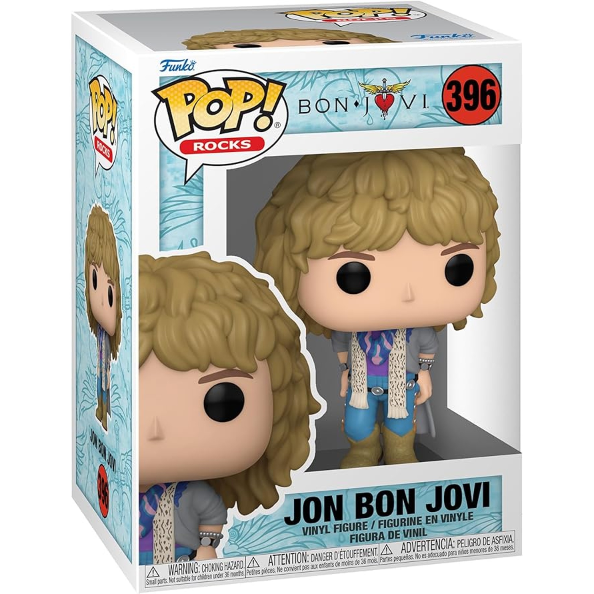 Funko pop - rocks - jon bon jovi - 1980 - 396 - FUNKO POP!