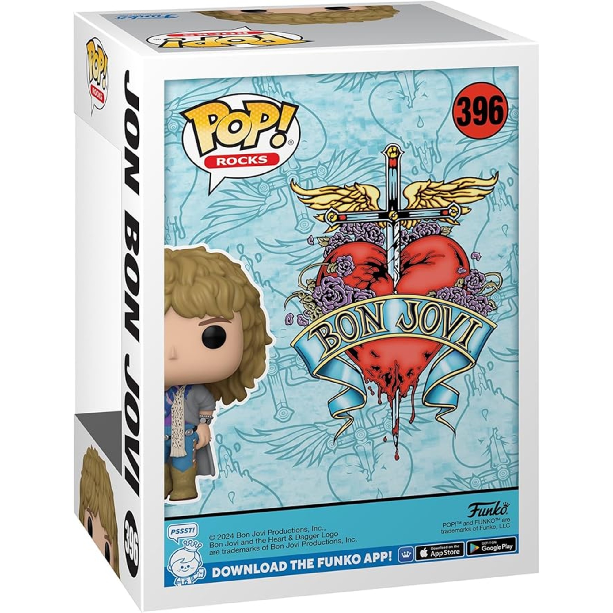 Funko pop - rocks - jon bon jovi - 1980 - 396 - FUNKO POP!