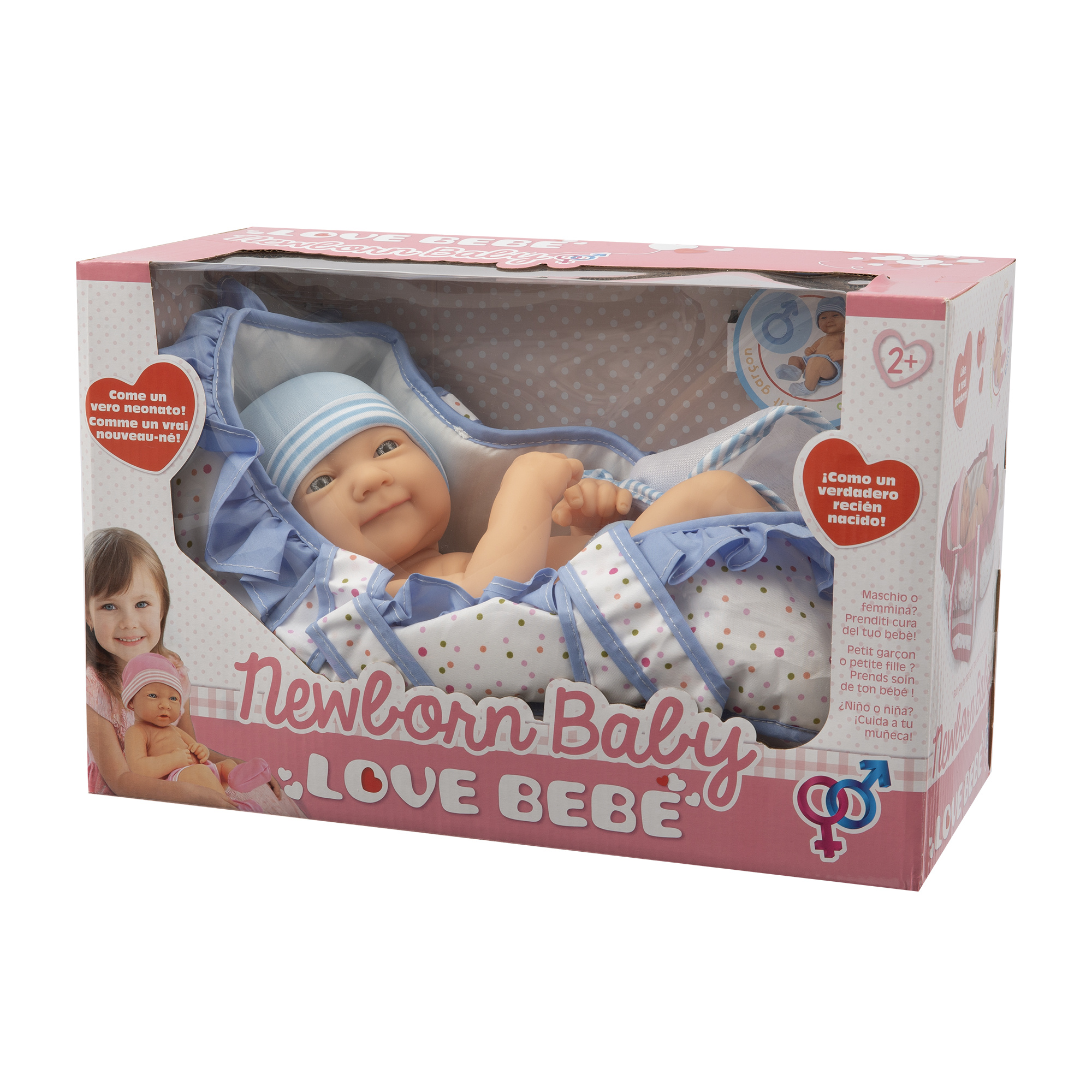 Bambola newborn baby - LOVE BEBE'