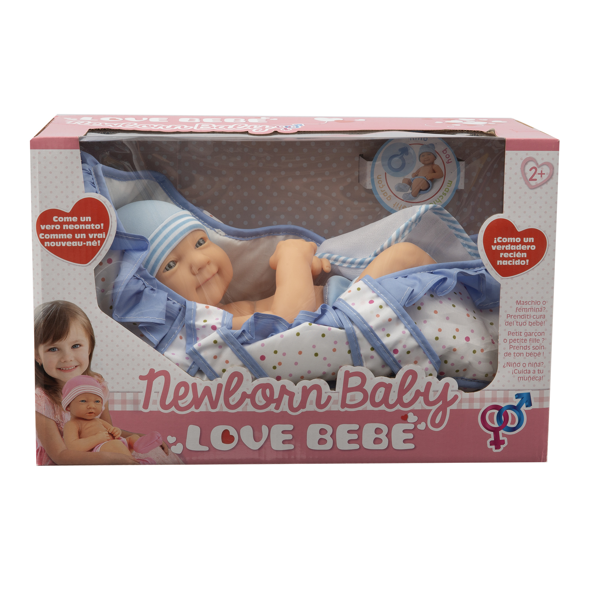 Bambola newborn baby - LOVE BEBE'