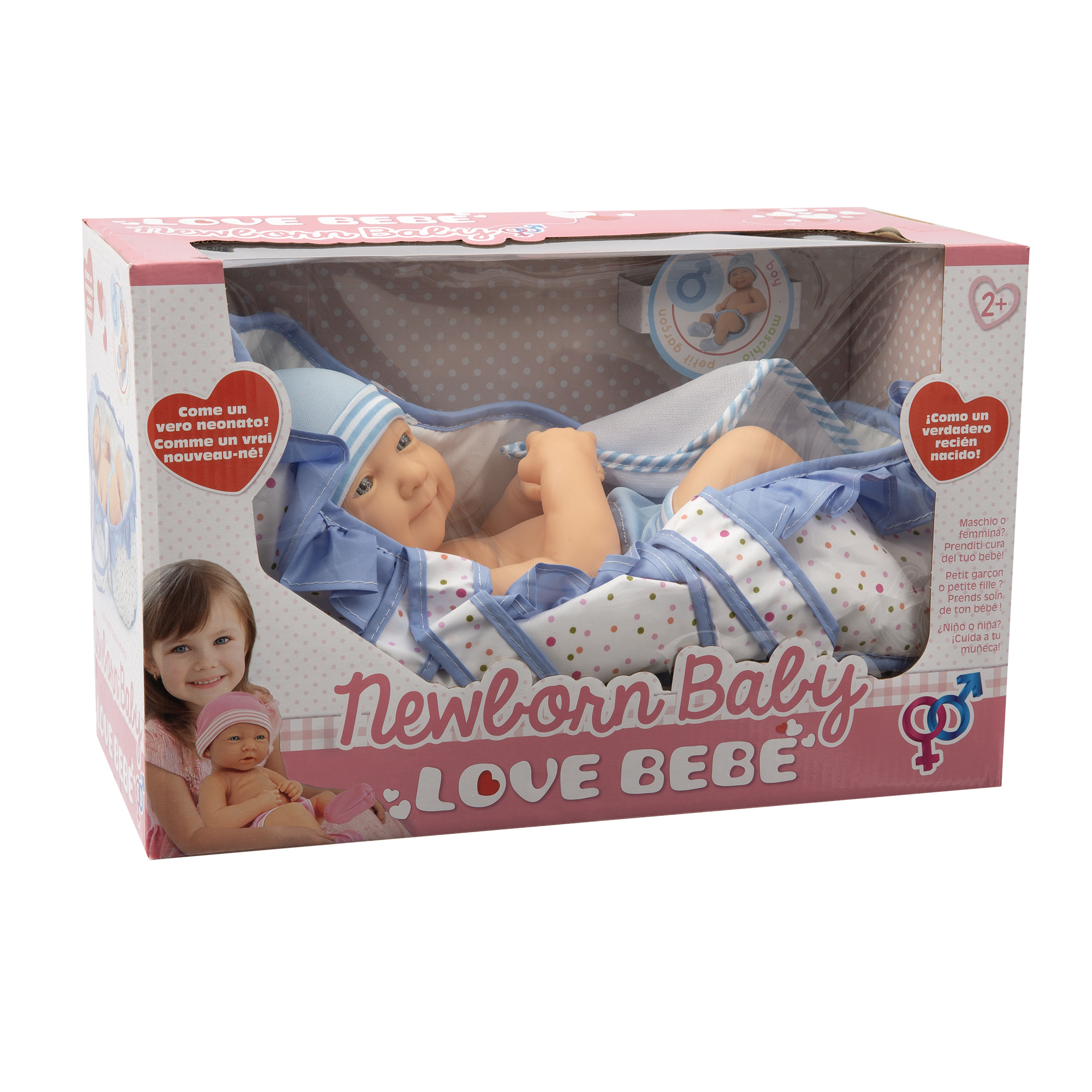 Bambola newborn baby - LOVE BEBE'