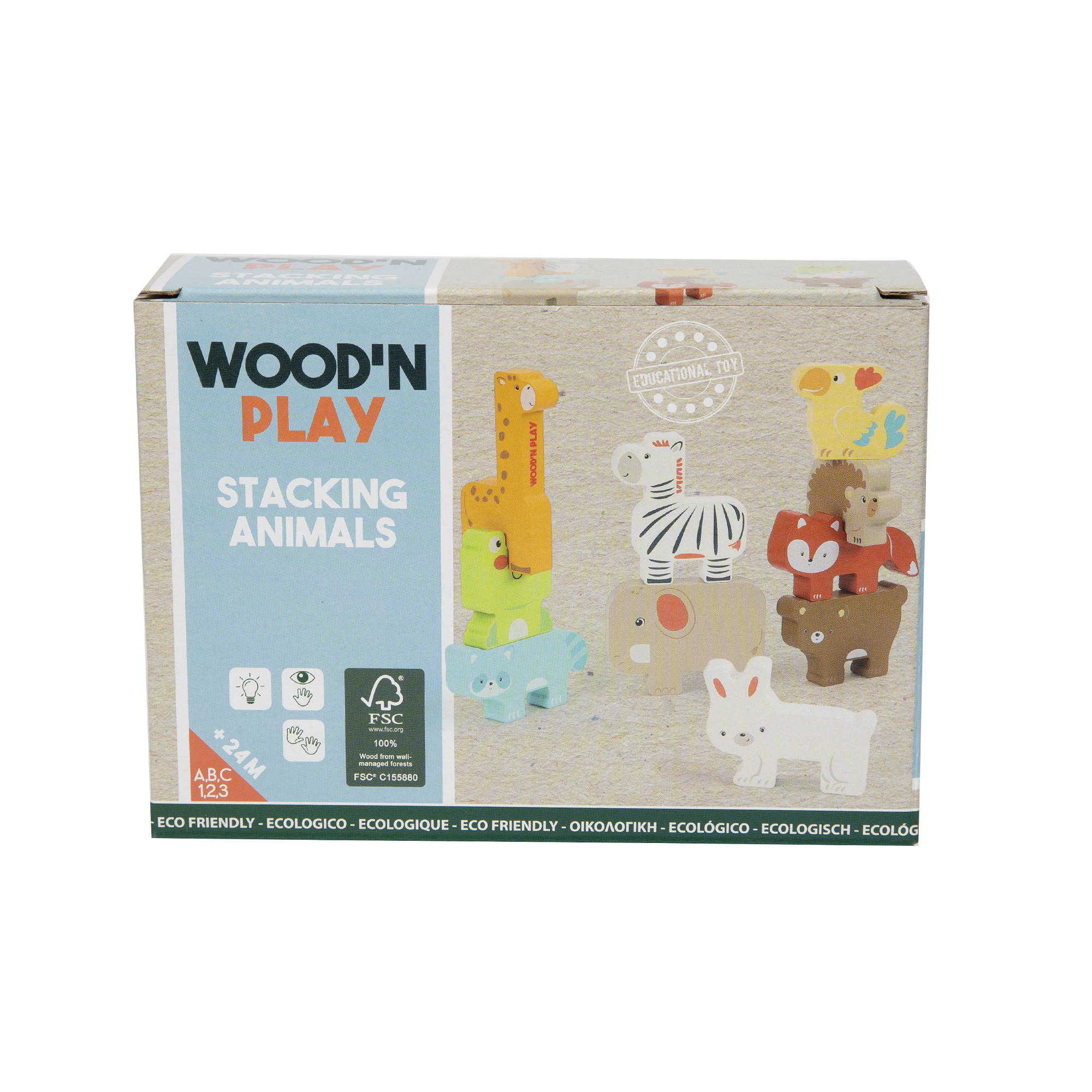 Animali impilabili - wood 'n' play - WOOD N'PLAY