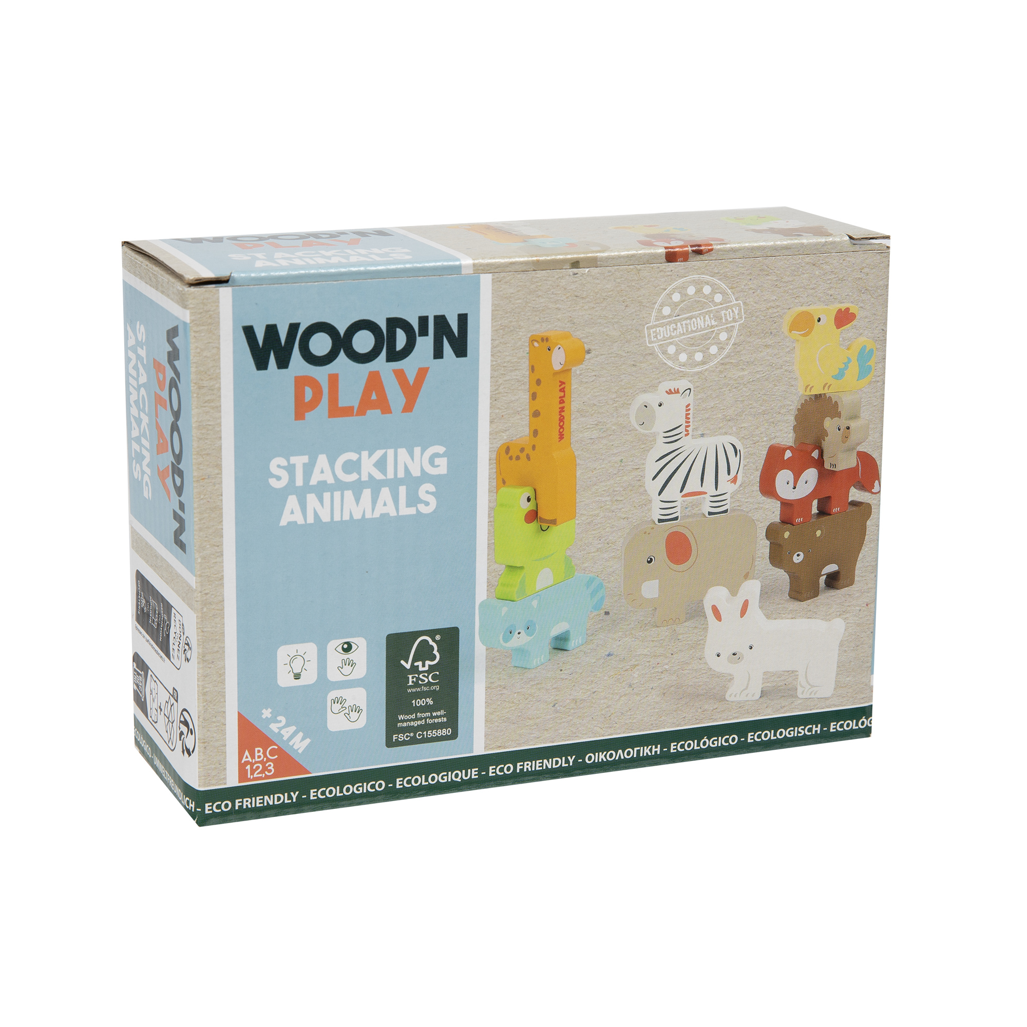 Animali impilabili - wood 'n' play - WOOD N'PLAY