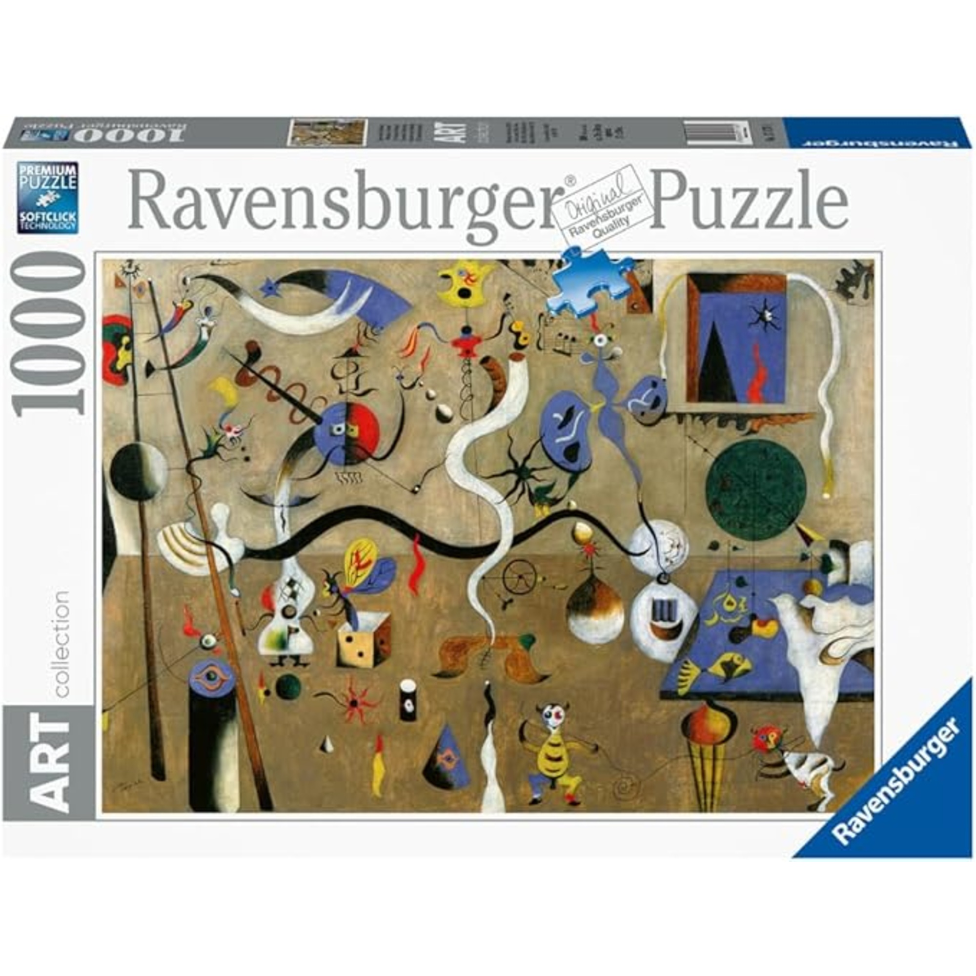 Puzzle 1000 pezzi harlequin carnival - puzzle ravensburger per adulti - RAVENSBURGER