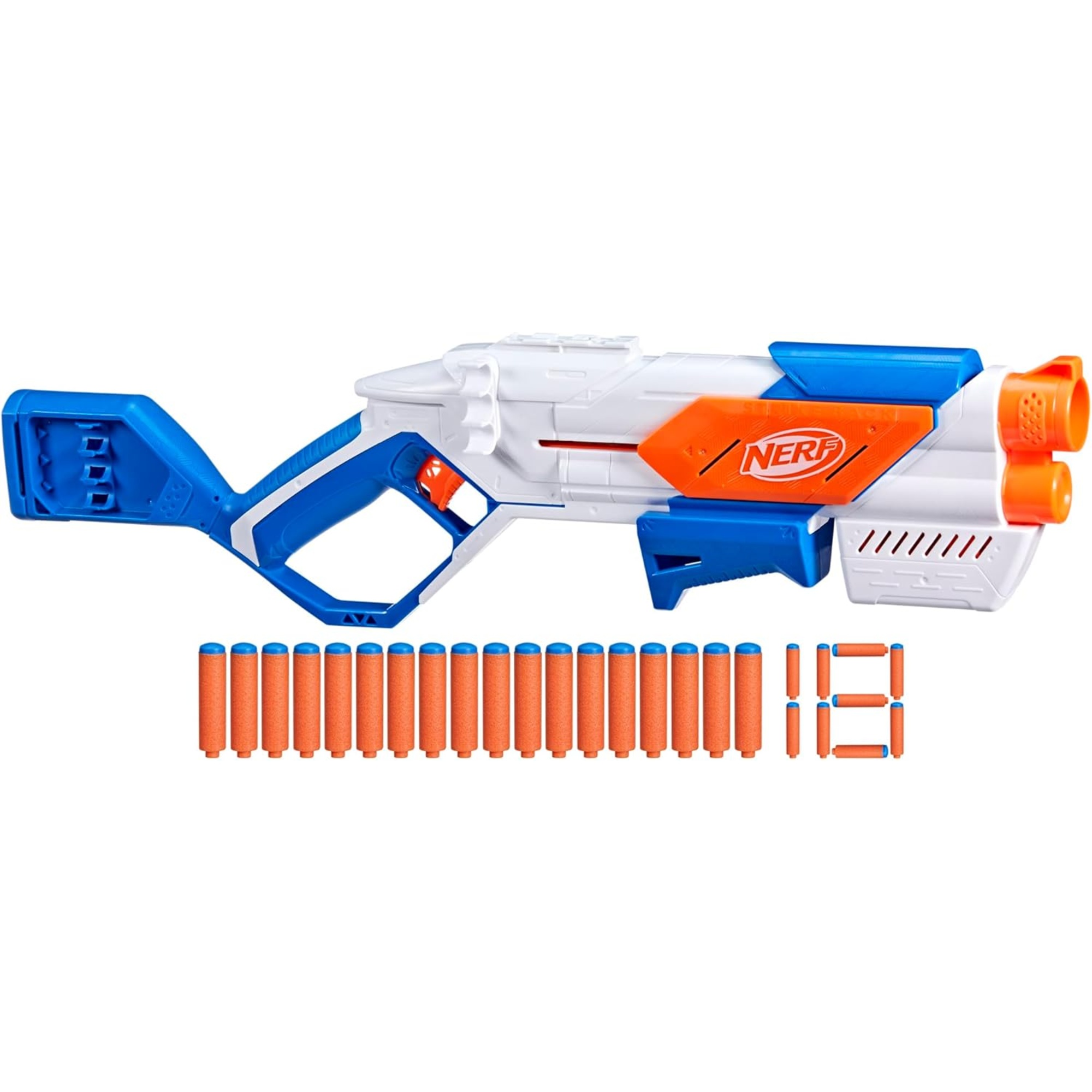 Nerf n series blaster strikeback - 18 dardi nerf n1 - caricatore 6 colpi - hasbro - NERF