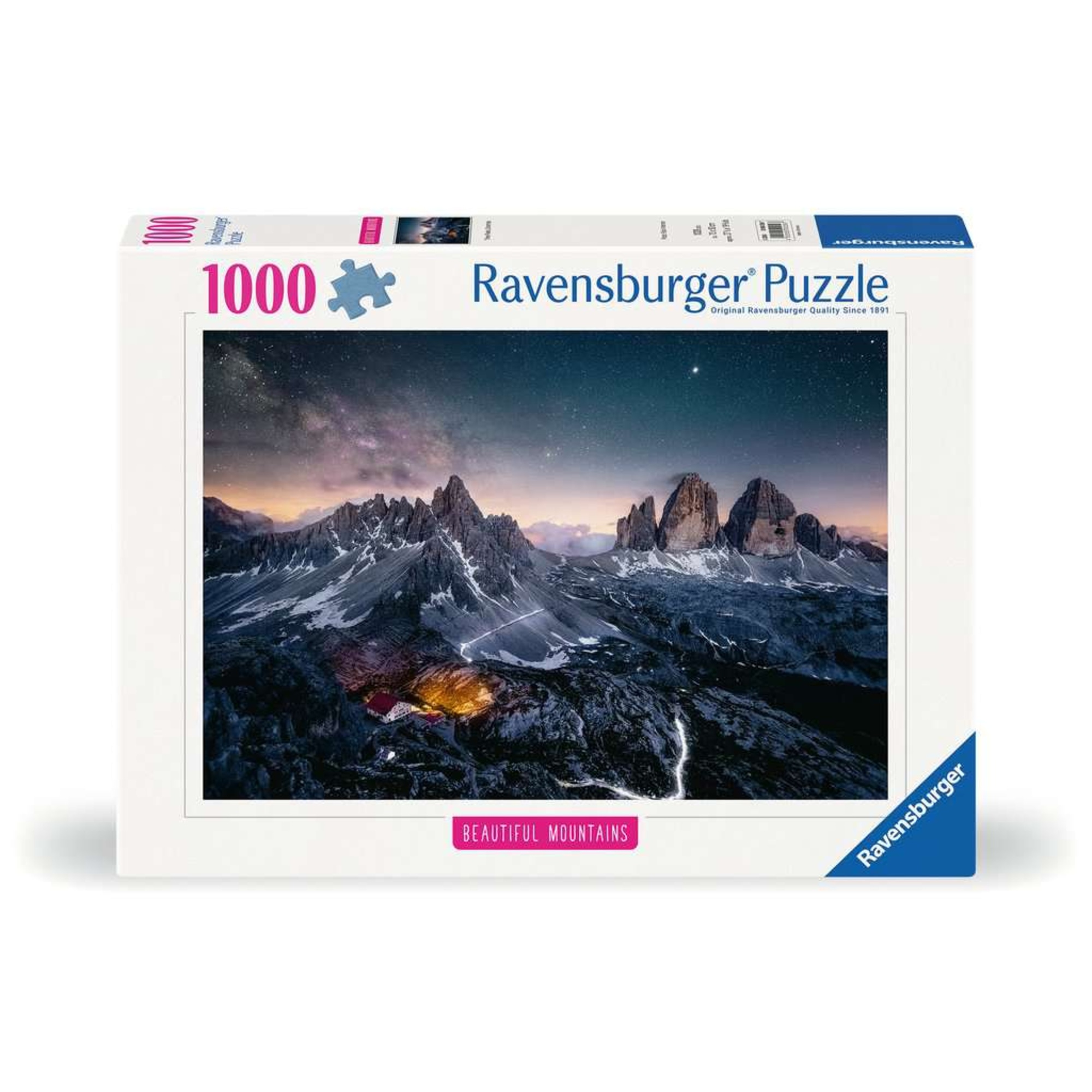 Puzzle ravensburger le tre cime di lavaredo 1000 pezzi - puzzle per adulti - RAVENSBURGER