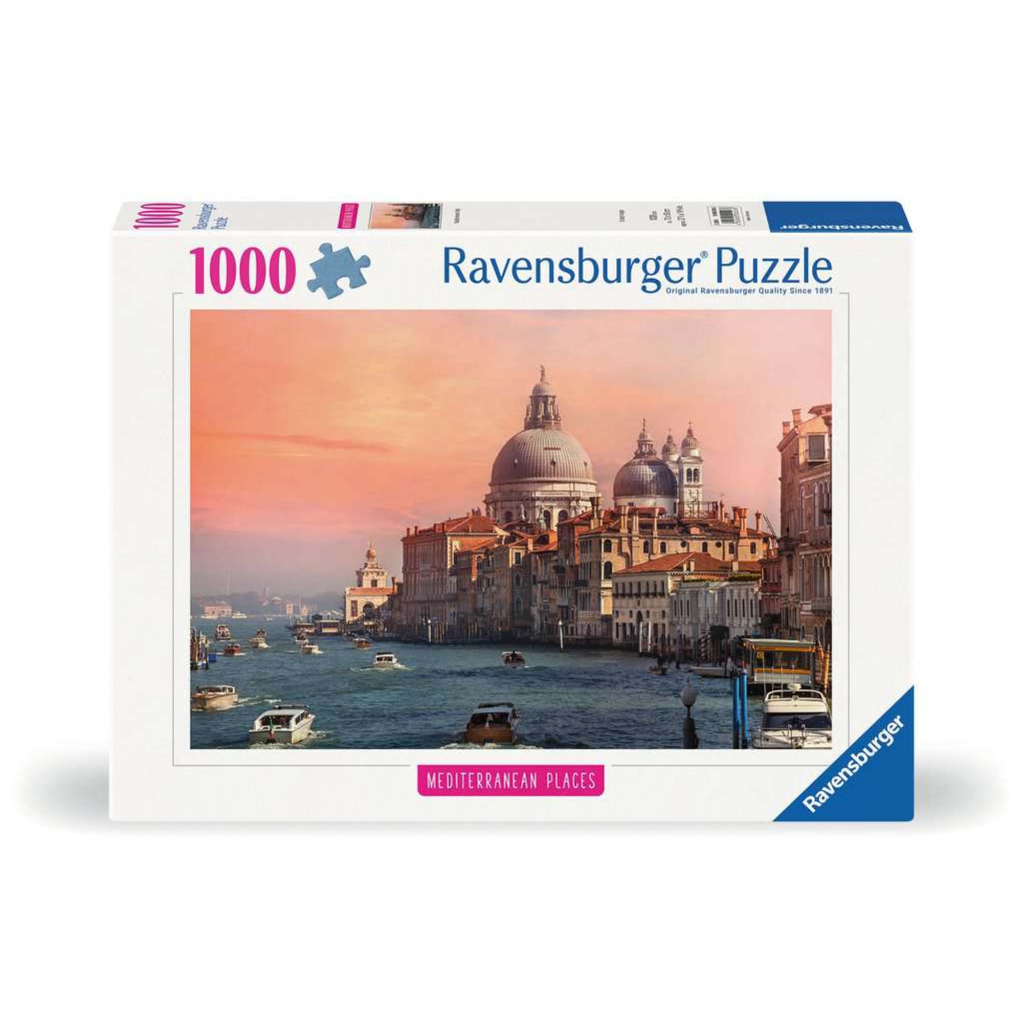 Puzzle ravensburger 1000 pezzi – italy, collezione mediterranean places - puzzle per adulti - RAVENSBURGER