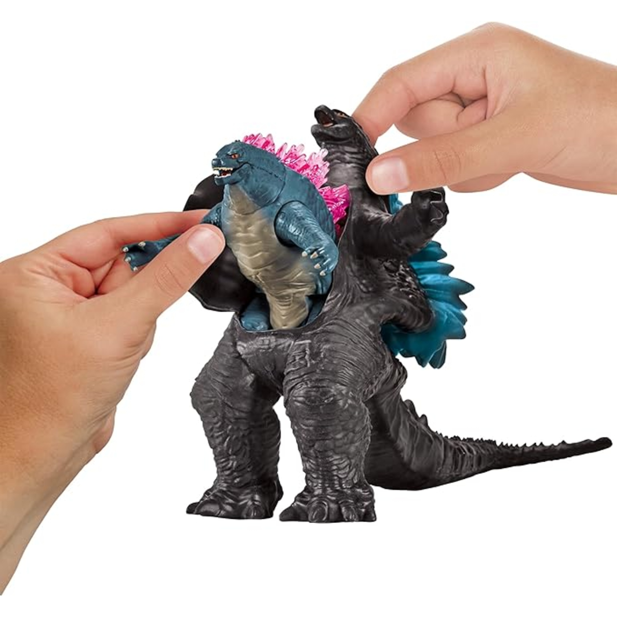 Godzilla x kong - il nuovo impero 7" titan evolution - godzilla articolato 16 cm con pelle rimovibile - Godzilla