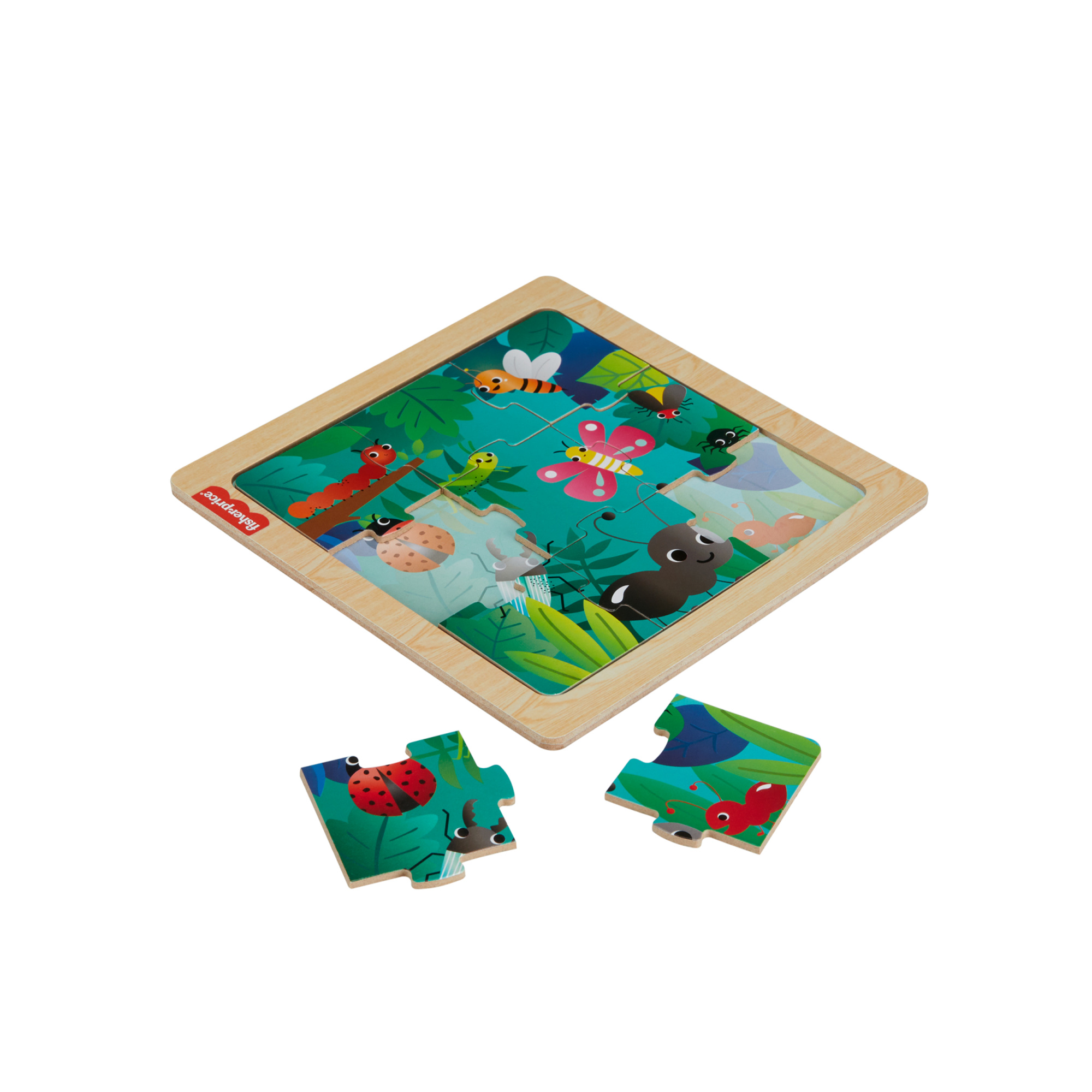 Puzzle in legno a tema spazio, oceano, giungla e musica - fisher-price wood - FISHER PRICE