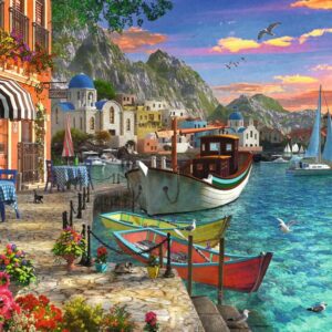 Puzzle 1000 pezzi meravigliosa grecia - puzzle ravensburger per adulti - RAVENSBURGER