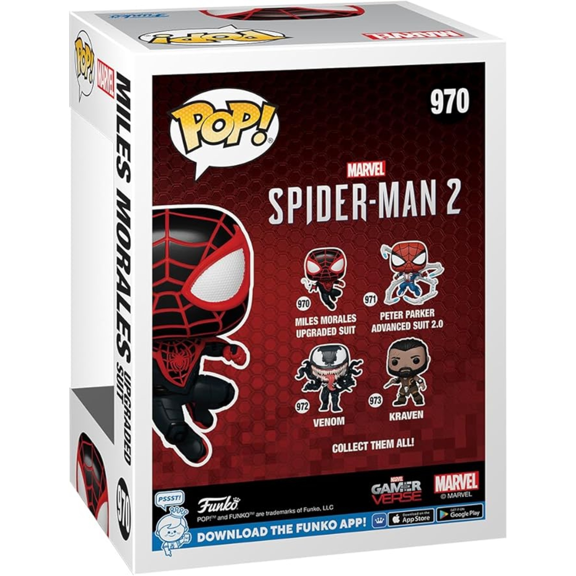 Funko pop - marvel spiderman 2 - miles morales - 970 - Spiderman