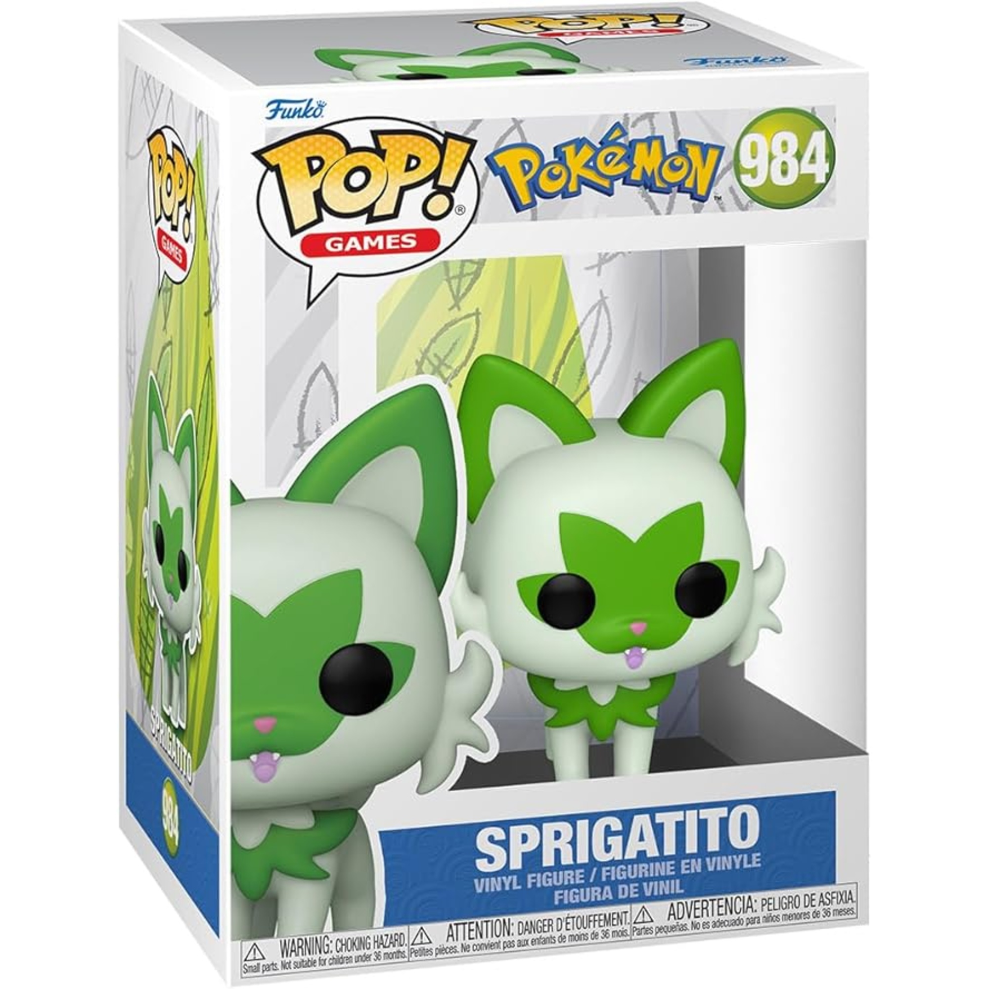 Funko pop - pokemon - sprigatito - 984 - POKEMON