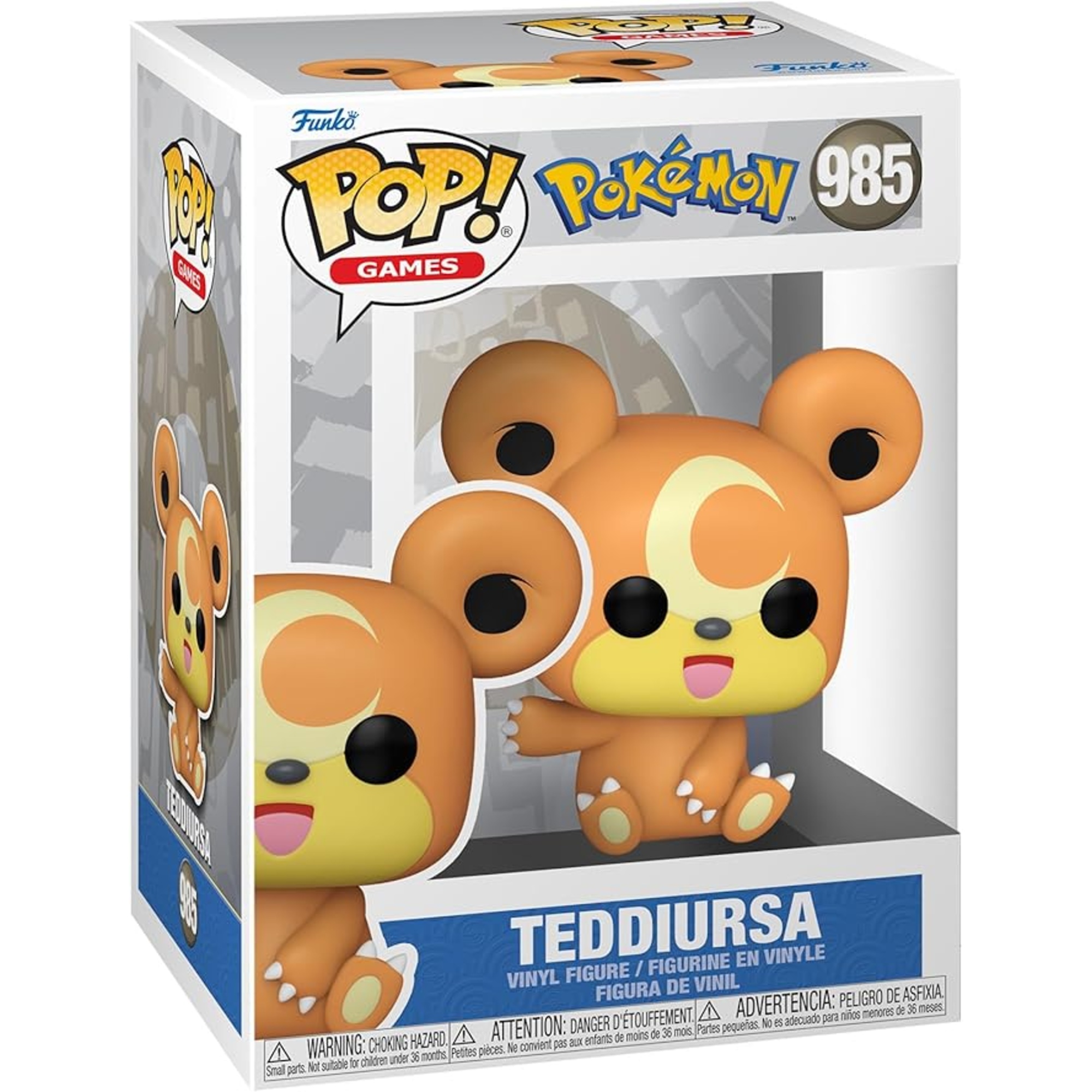 Funko pop - pokemon - teddiursa - 985 - POKEMON