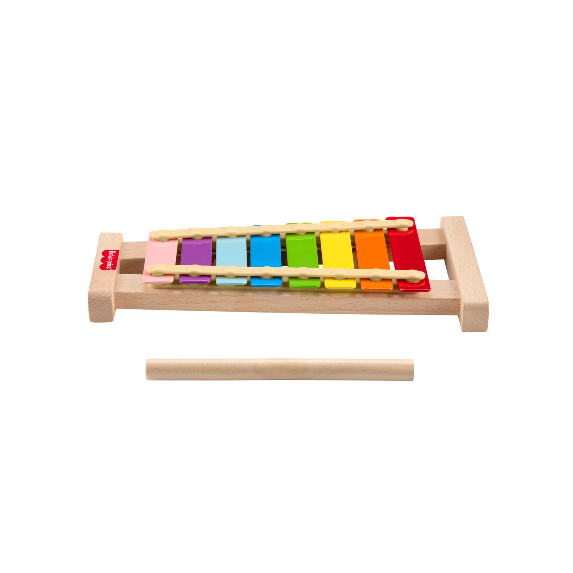 Xilofono in legno - set musicale xilofono e martelletto - fisher-price wood - FISHER-PRICE