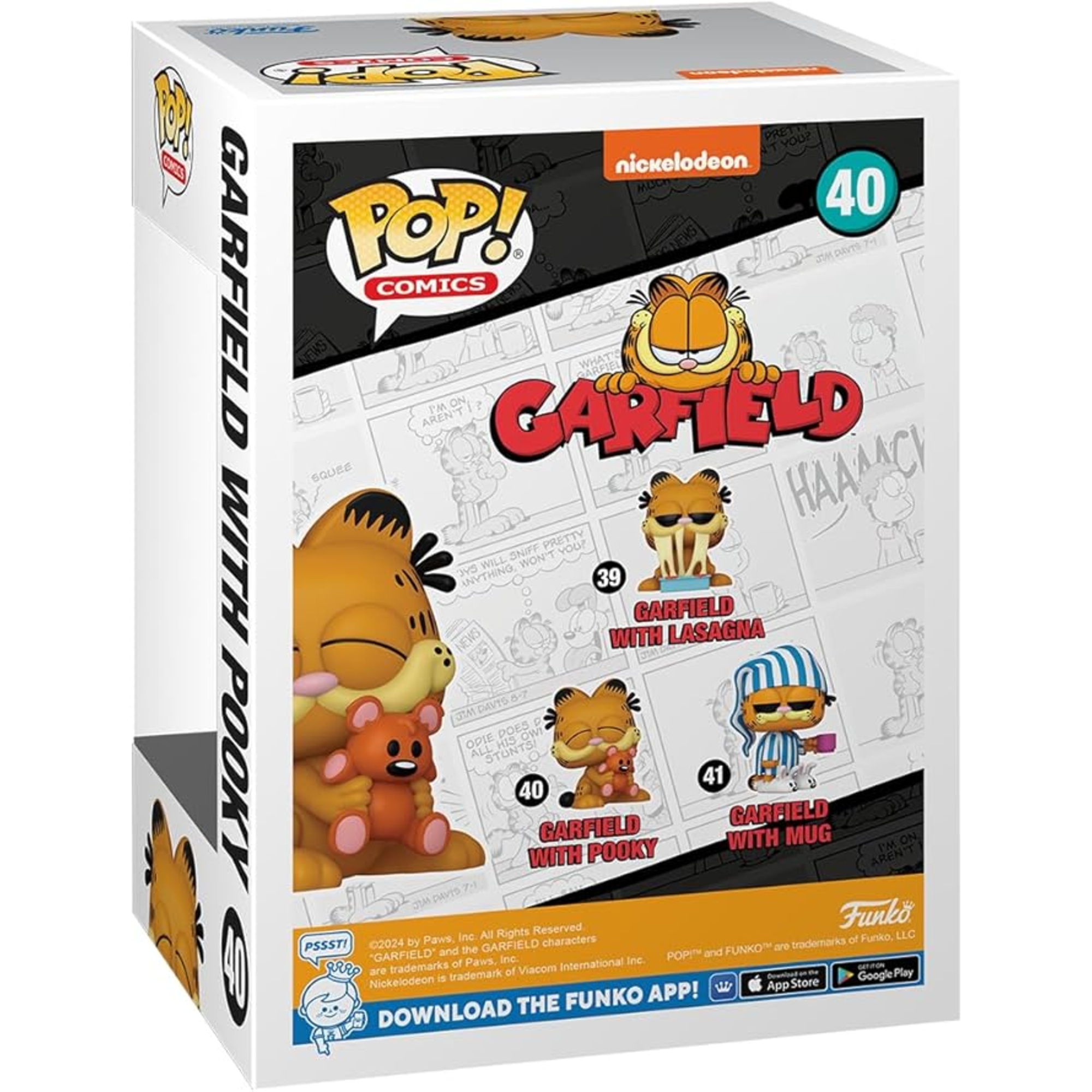 Funko pop - garfield - pooky - 40 - FUNKO POP!