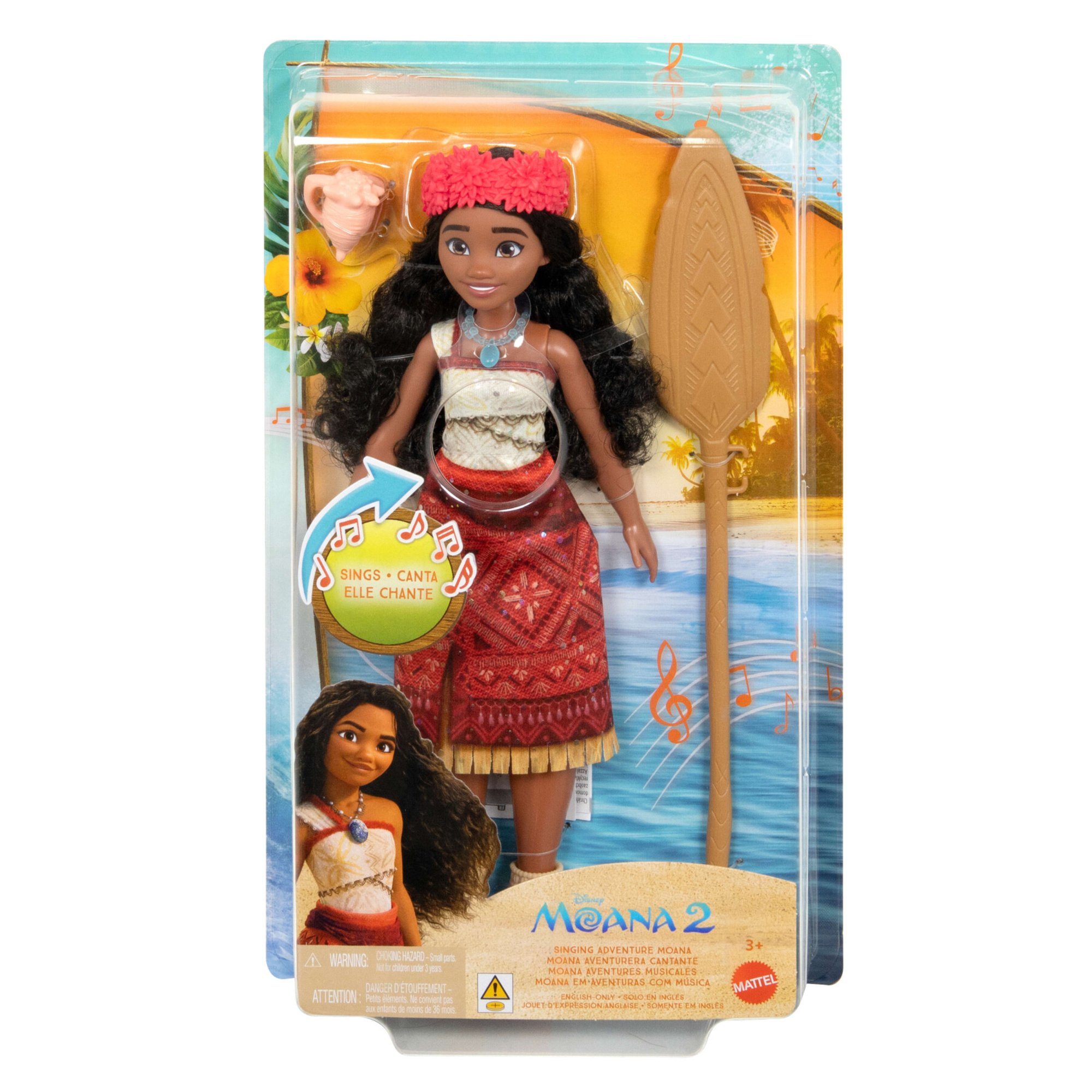 Vaiana avventure musicali, canta "we're back" in 4 lingue diverse - mattel disney - DISNEY PRINCESS