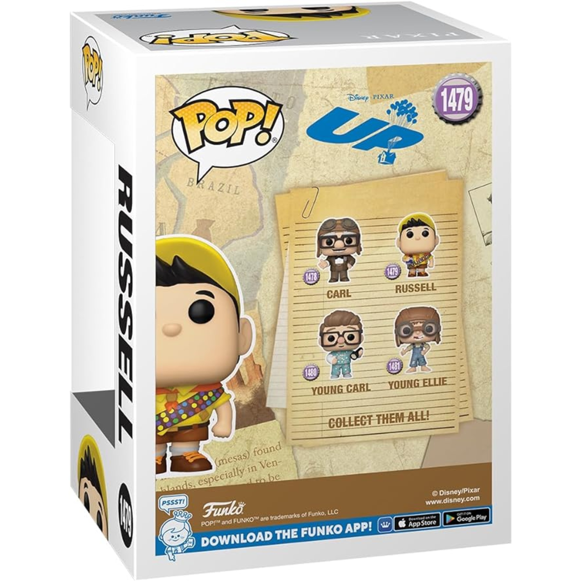 Funko pop - disney up - russell - 1479 - Disney