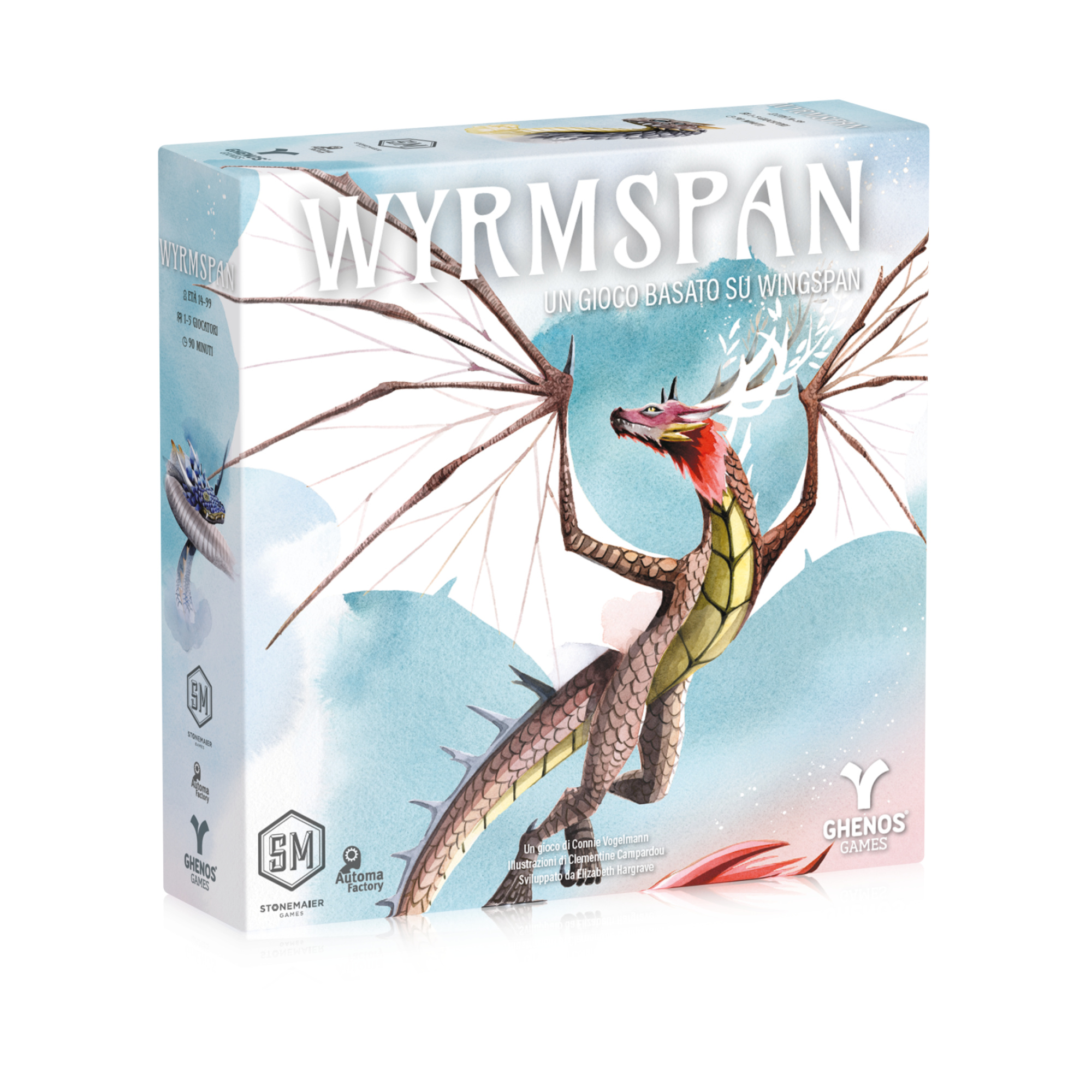 Wyrmspan - gioco basato su wingspan - gioco da tavolo - 