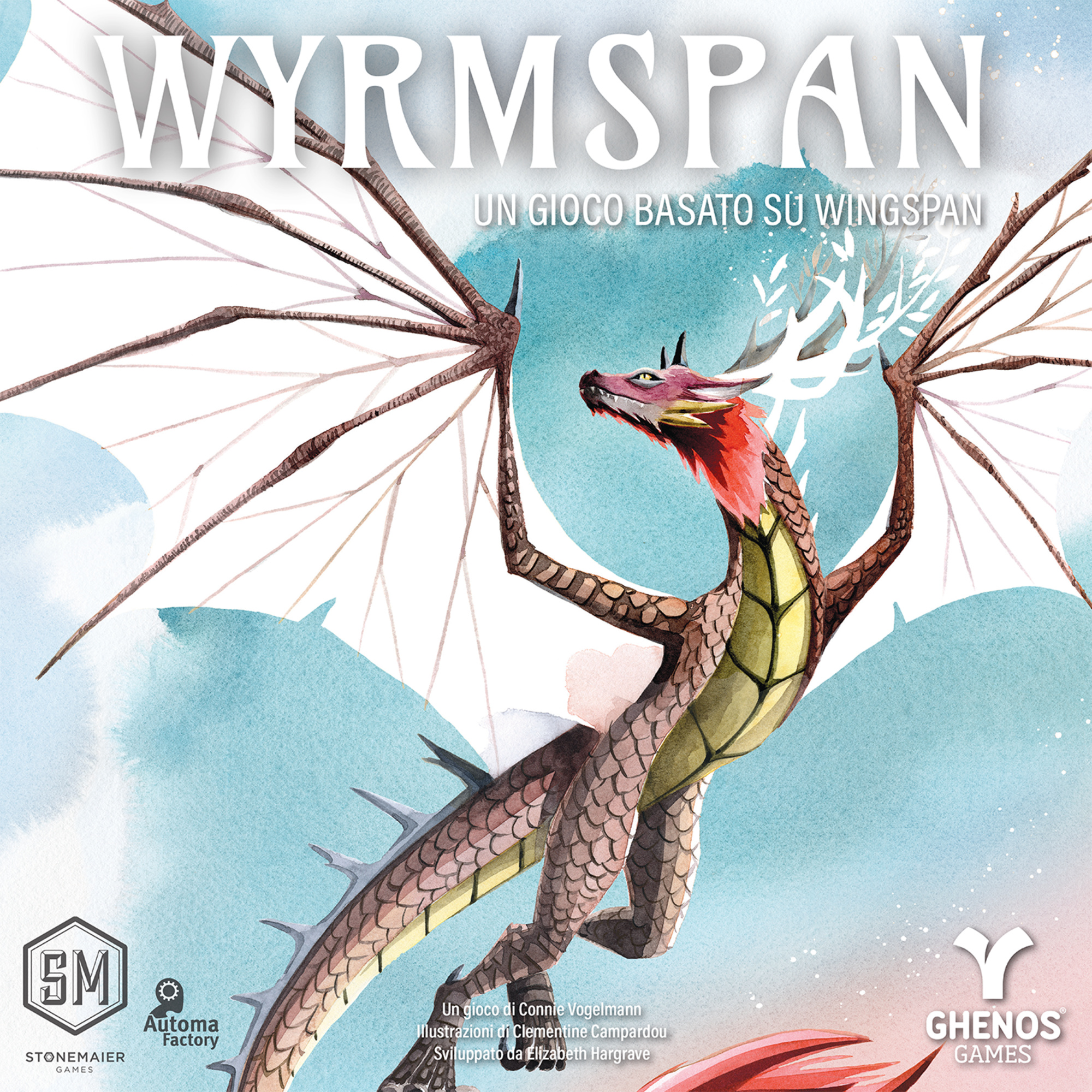 Wyrmspan - gioco basato su wingspan - gioco da tavolo - 