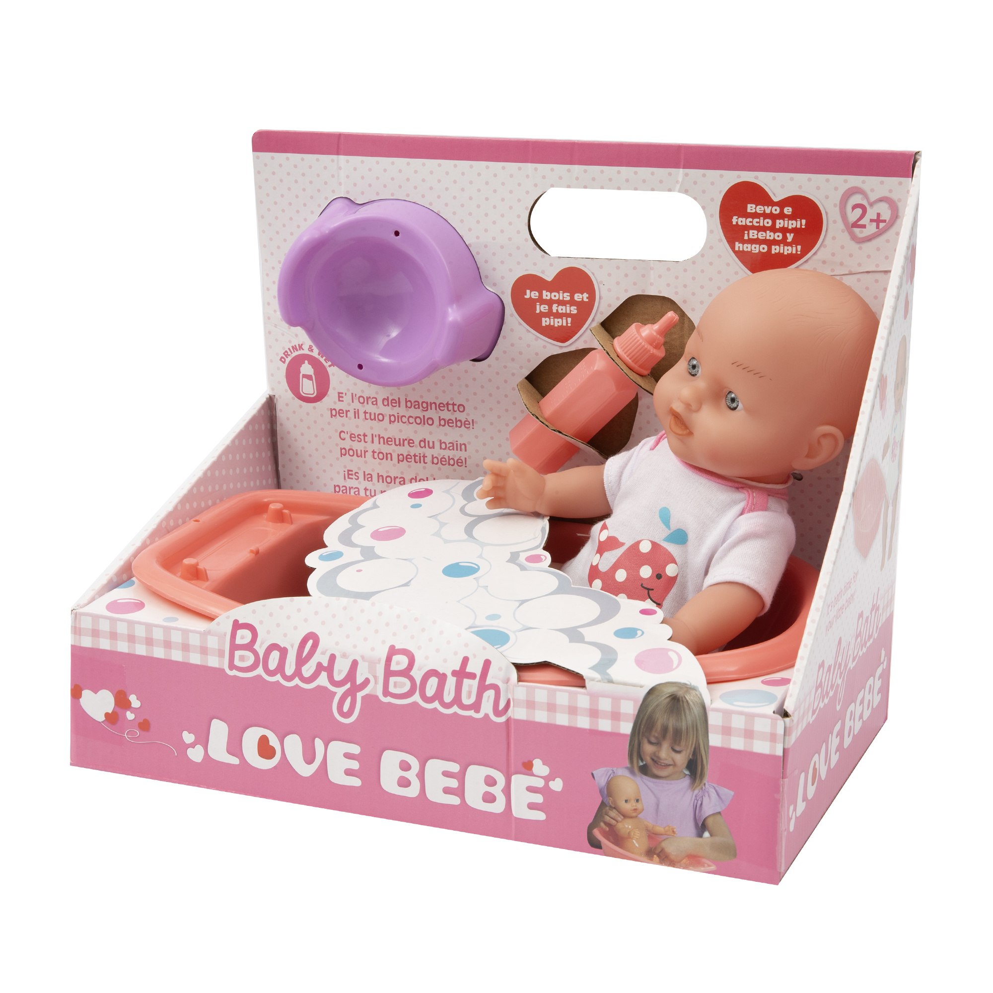 Bambola baby bath  - love bebé - LOVE BEBE'