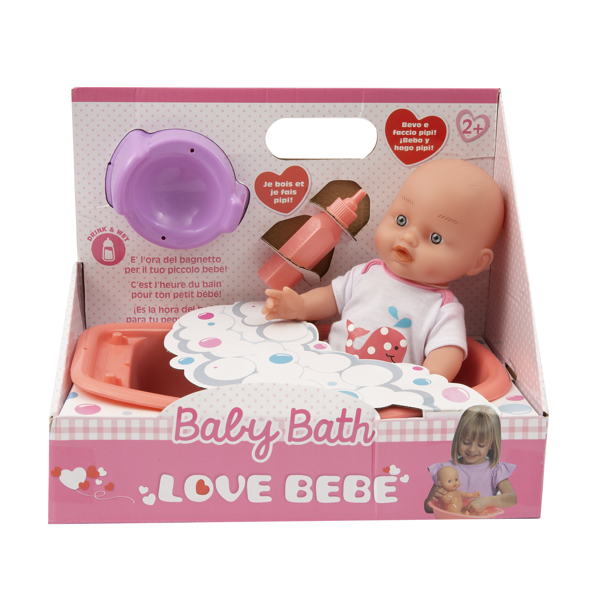 Bambola baby bath  - love bebé - LOVE BEBE'