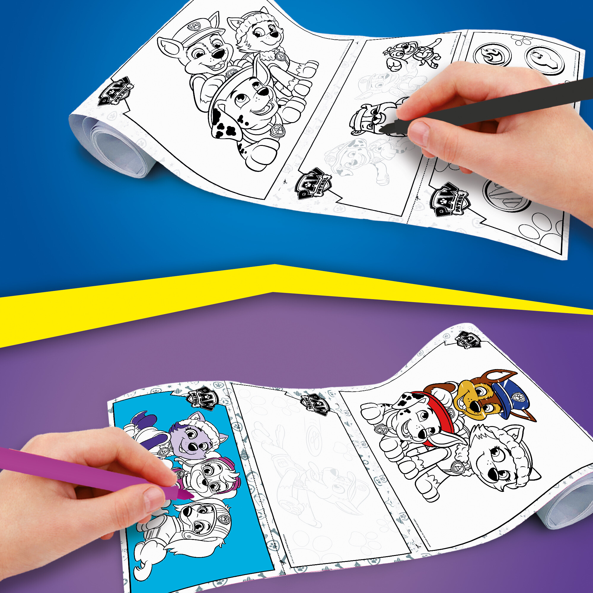 Rotolo per disegnare e colorare - paw patrol - Paw Patrol