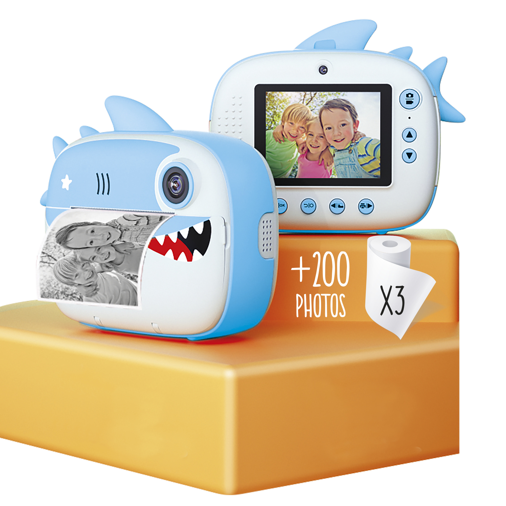 Fotocamera bambini instant kids camera - 6a+ -  crea mania - CREAMANIA