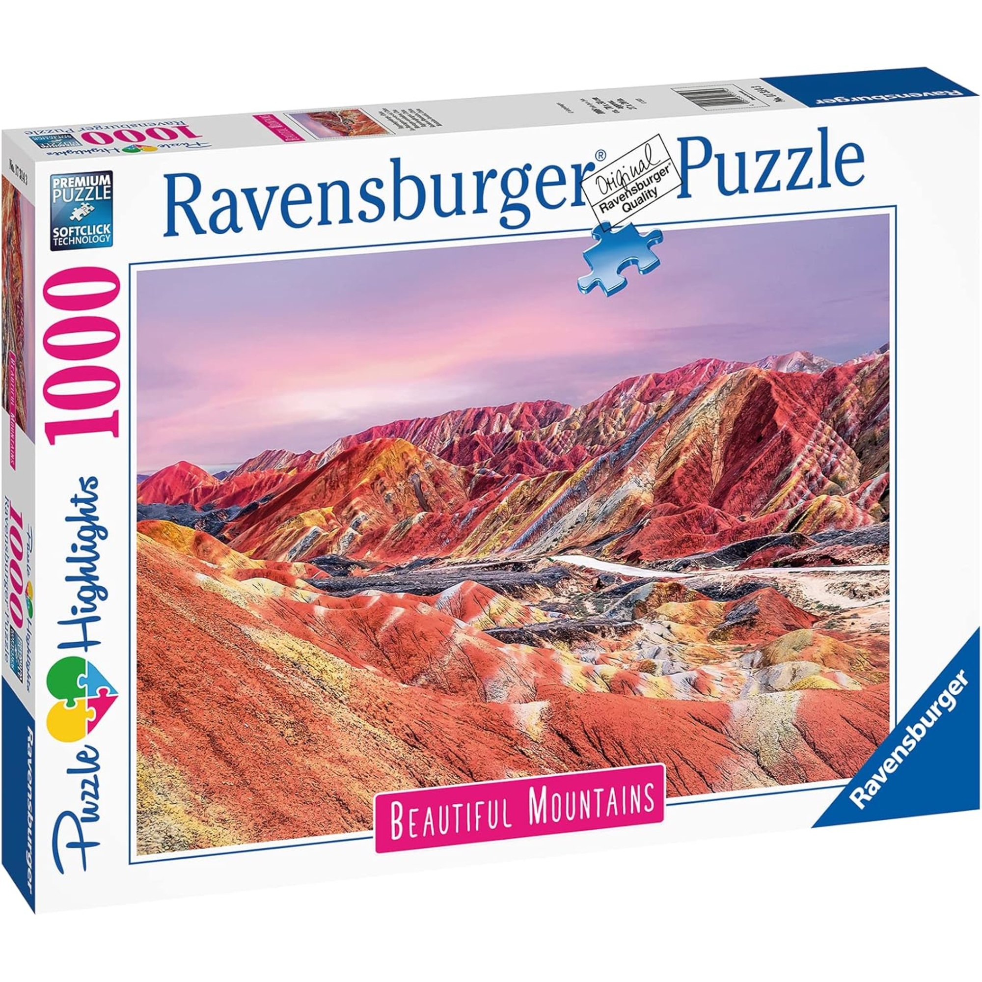 Puzzle 1000 pezzi monte arcobaleno cina - puzzle ravensburger per adulti - RAVENSBURGER