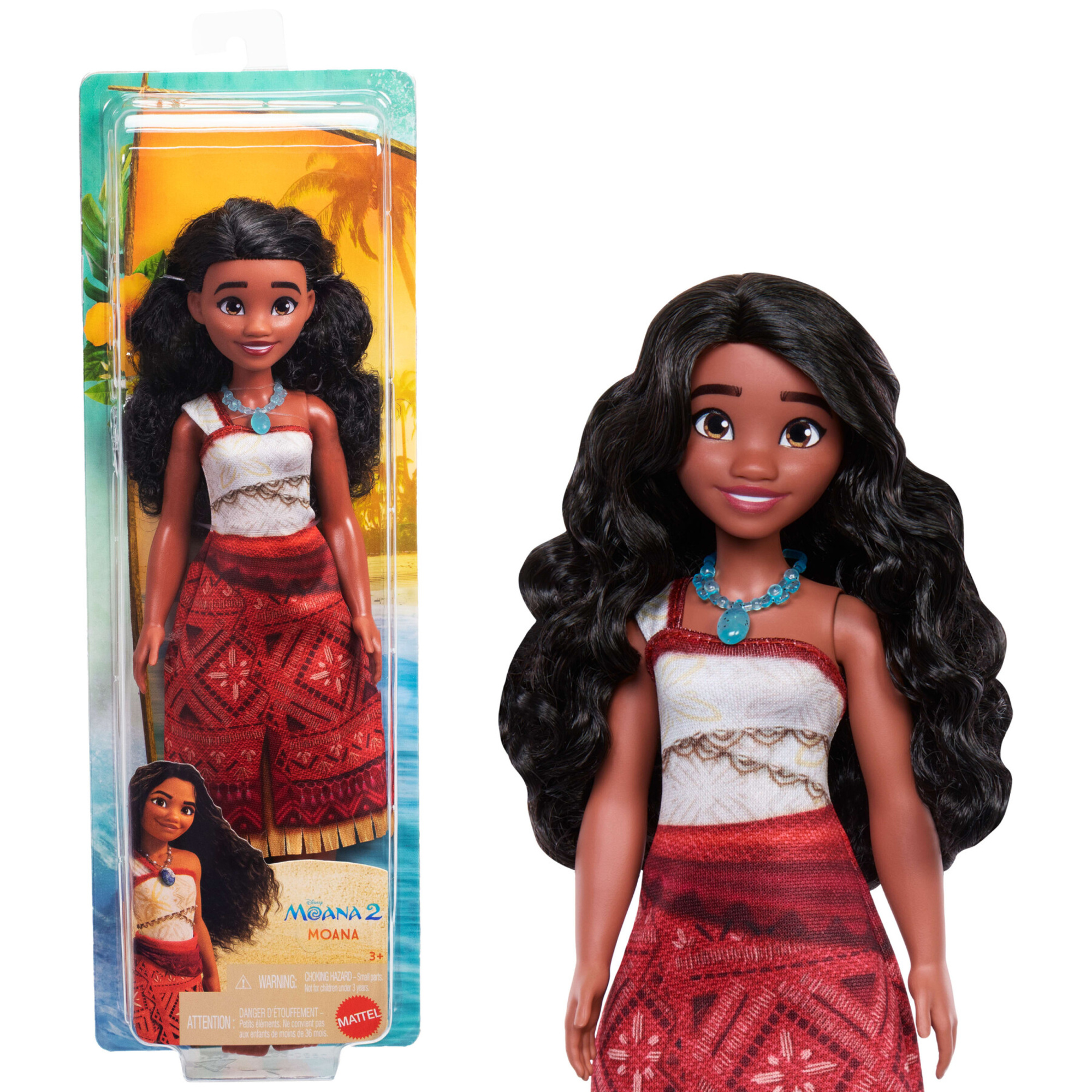 Vaiana - bambola con accessori ispirati al film oceania 2 -  3 anni + - mattel disney - PRINCIPESSE DISNEY