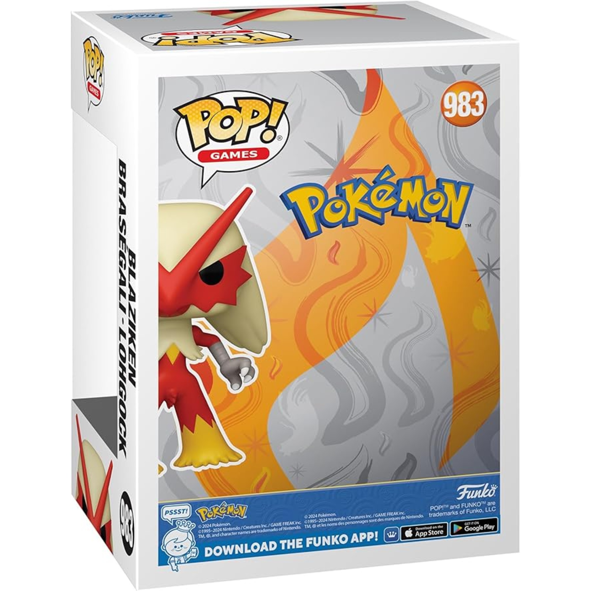 Funko pop - pokemon - blaziken - 983 - POKEMON