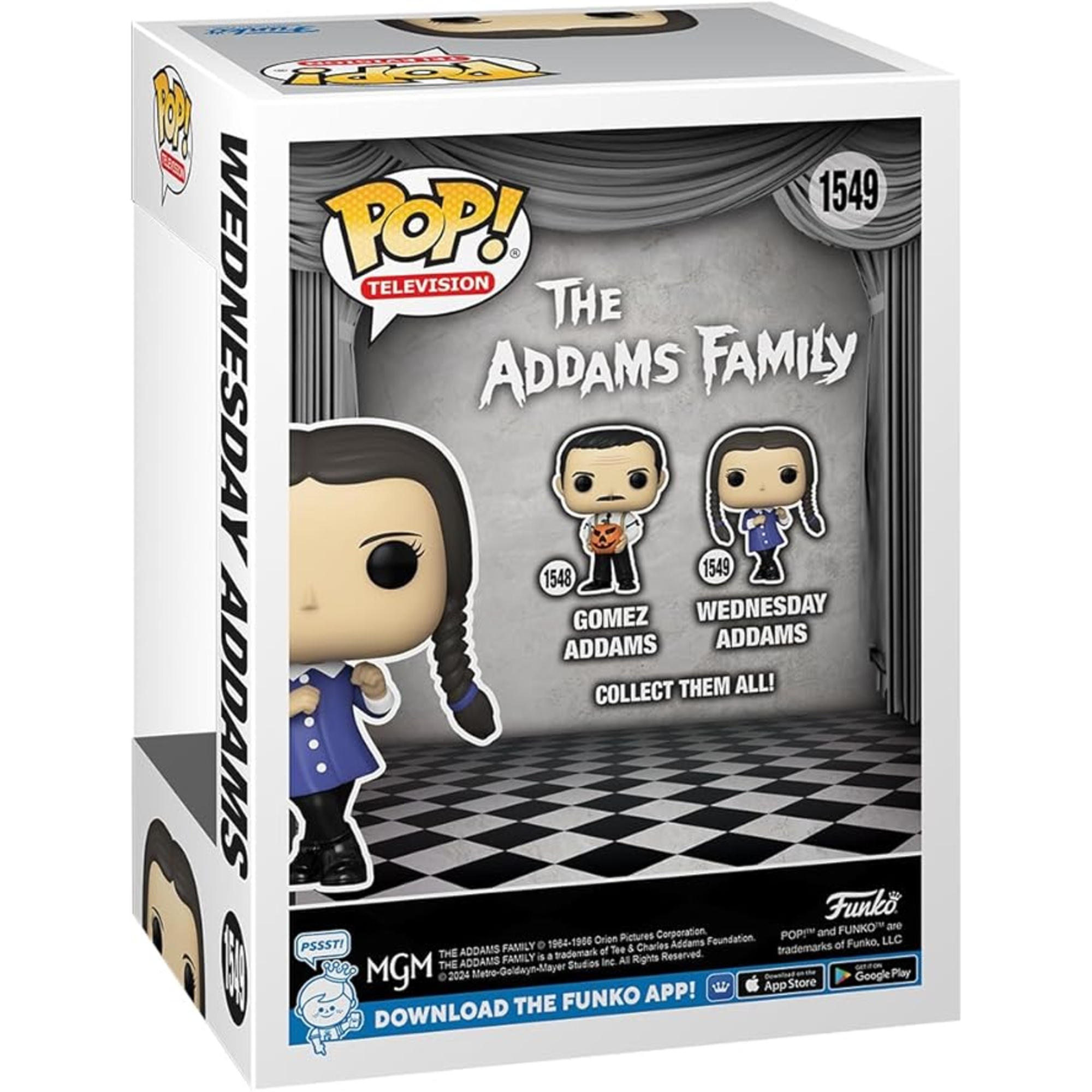 Funko pop - addams family - wednesday - 1549 - MERCOLEDI