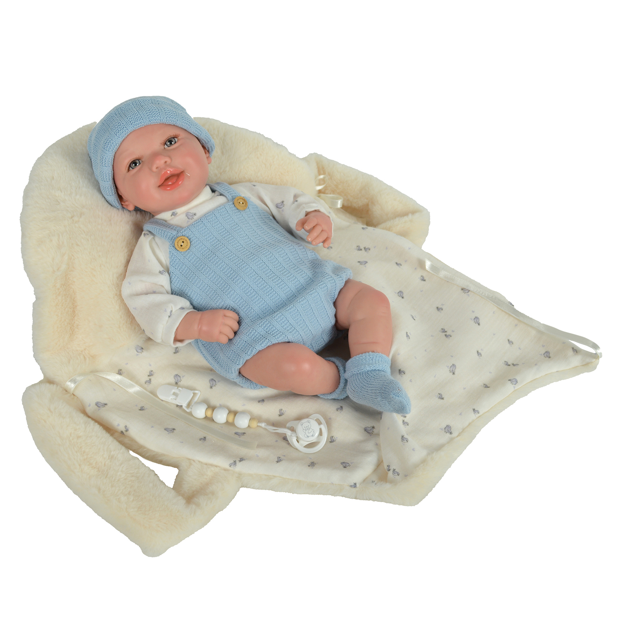 Bambola reborn azzurro 45 cm - love bebé - LOVE BEBE'