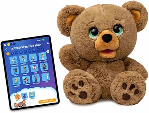 Orsetto poe raccontastorie play-i - peluche interattivo con storie personalizzate per bambini - GIOCHI PREZIOSI