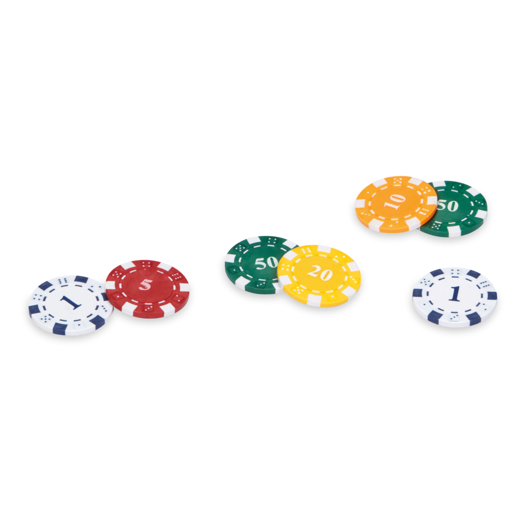 Set poker completo dal negro - 125 fiches, 2 mazzi di carte e 5 dadi inclusi - NO BRAND