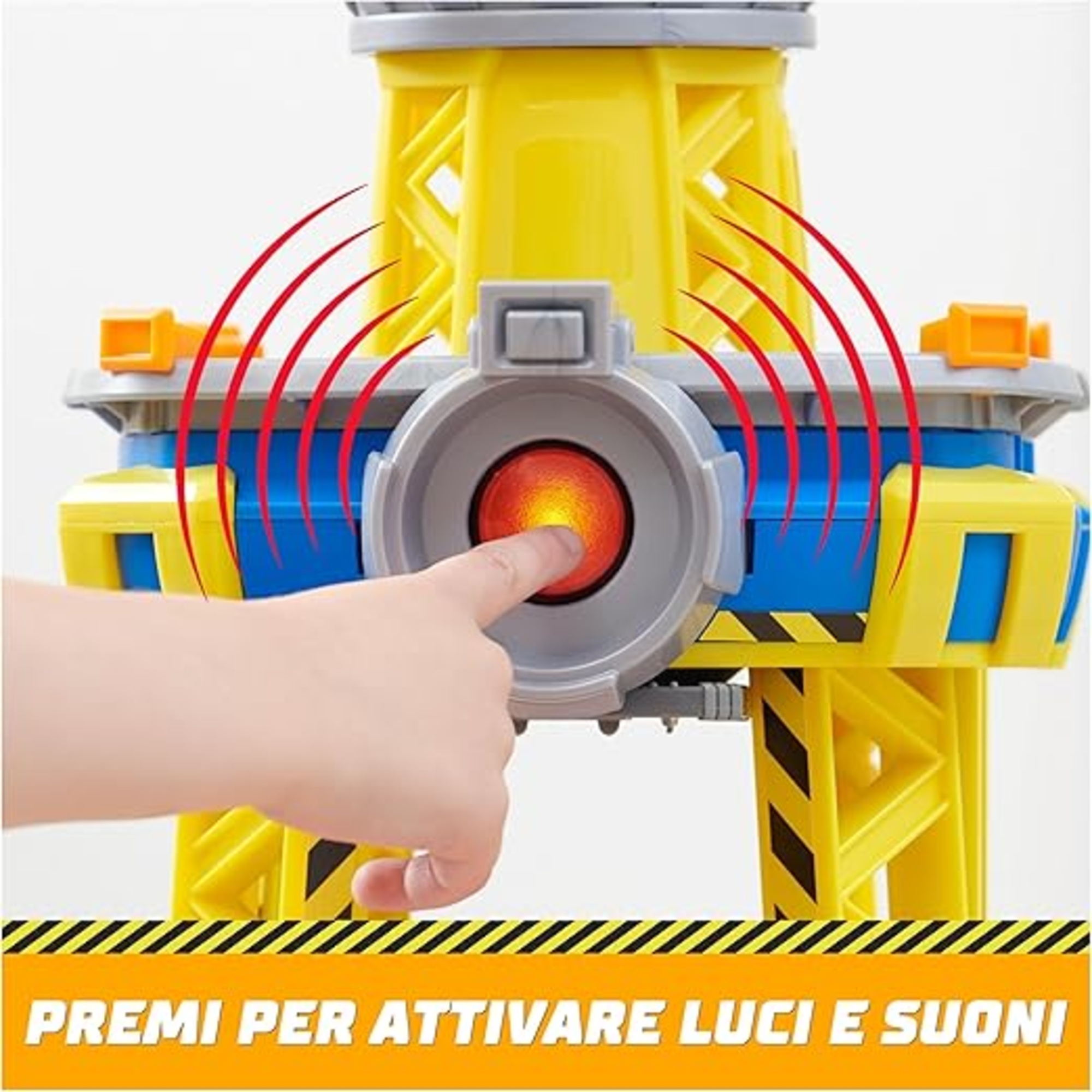 Rubble & crew torre del cantiere generale con luci e suoni - set di gioco con bulldozer e sabbia kinetic per bambini - Paw Patrol