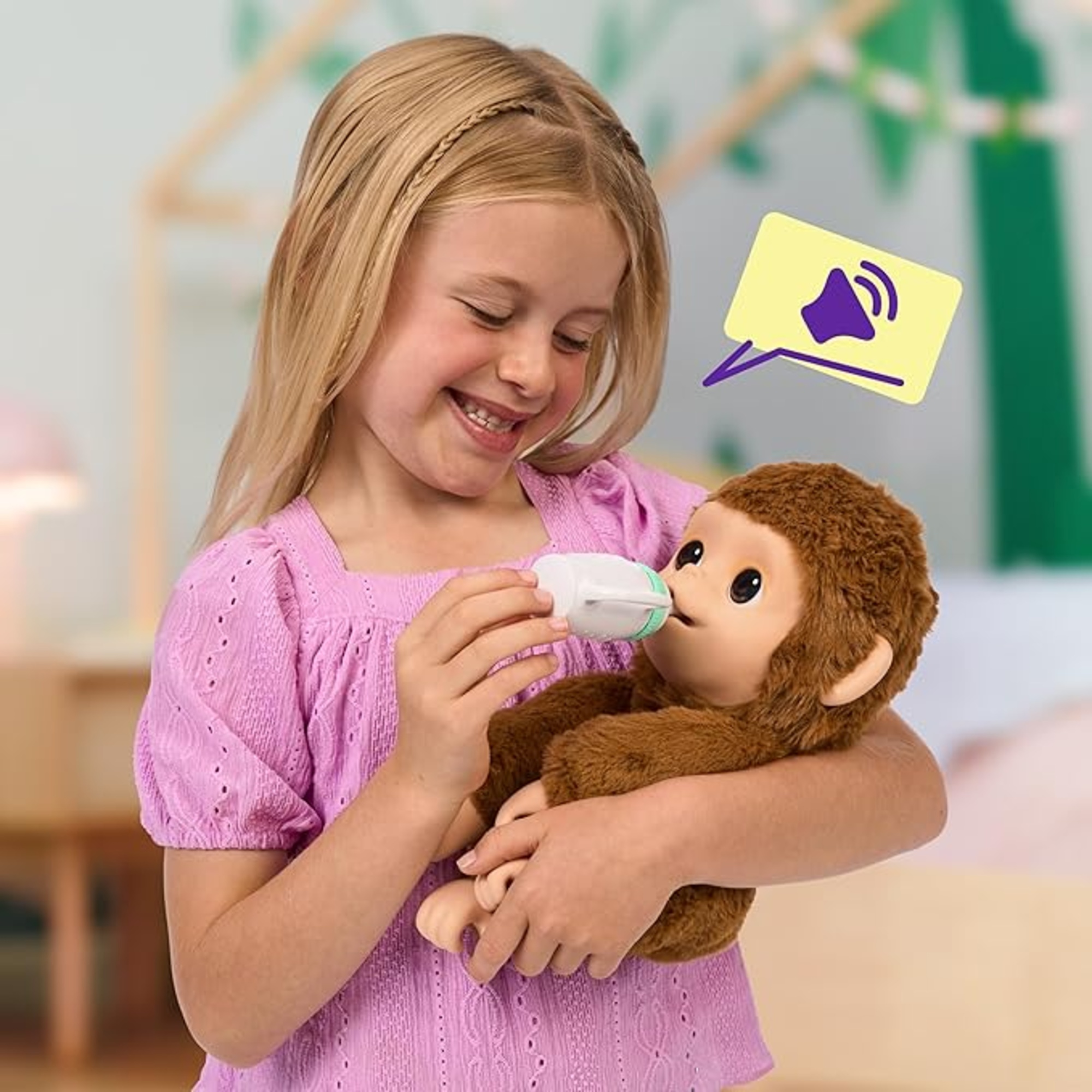 Little live pets my baby monkey - scimmia interattiva con oltre 50 suoni e reazioni - GIOCHI PREZIOSI