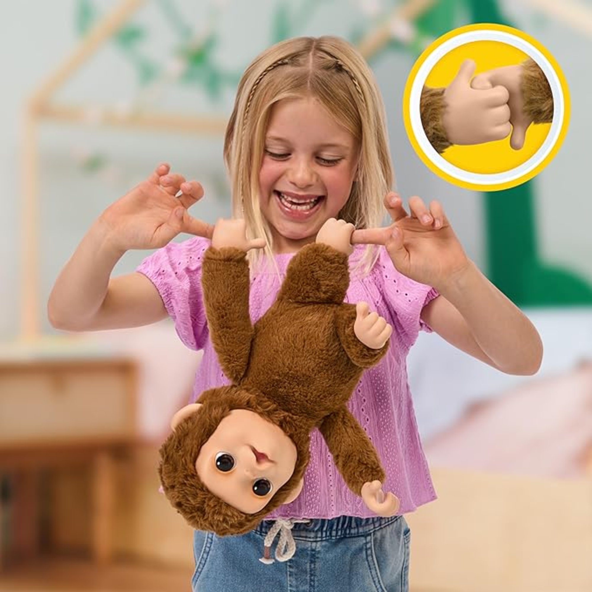 Little live pets my baby monkey - scimmia interattiva con oltre 50 suoni e reazioni - GIOCHI PREZIOSI