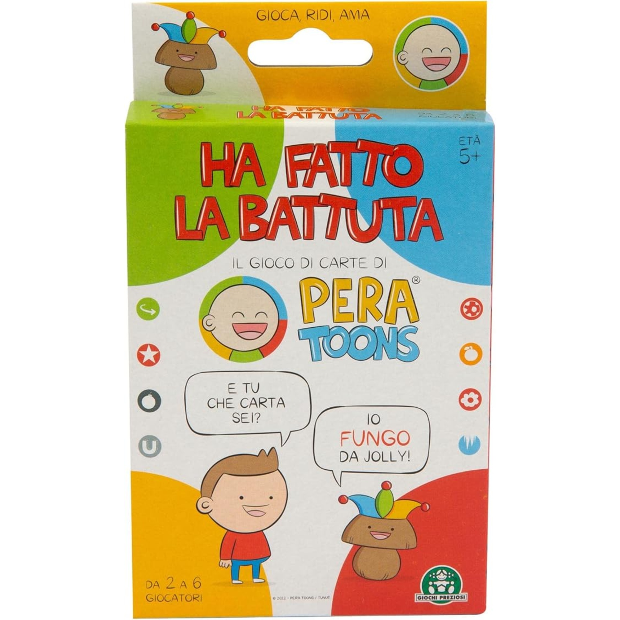 Pera toons gioco di carte divertente per bambini - colleziona battute - 5+ anni - giochi preziosi - GIOCHI PREZIOSI