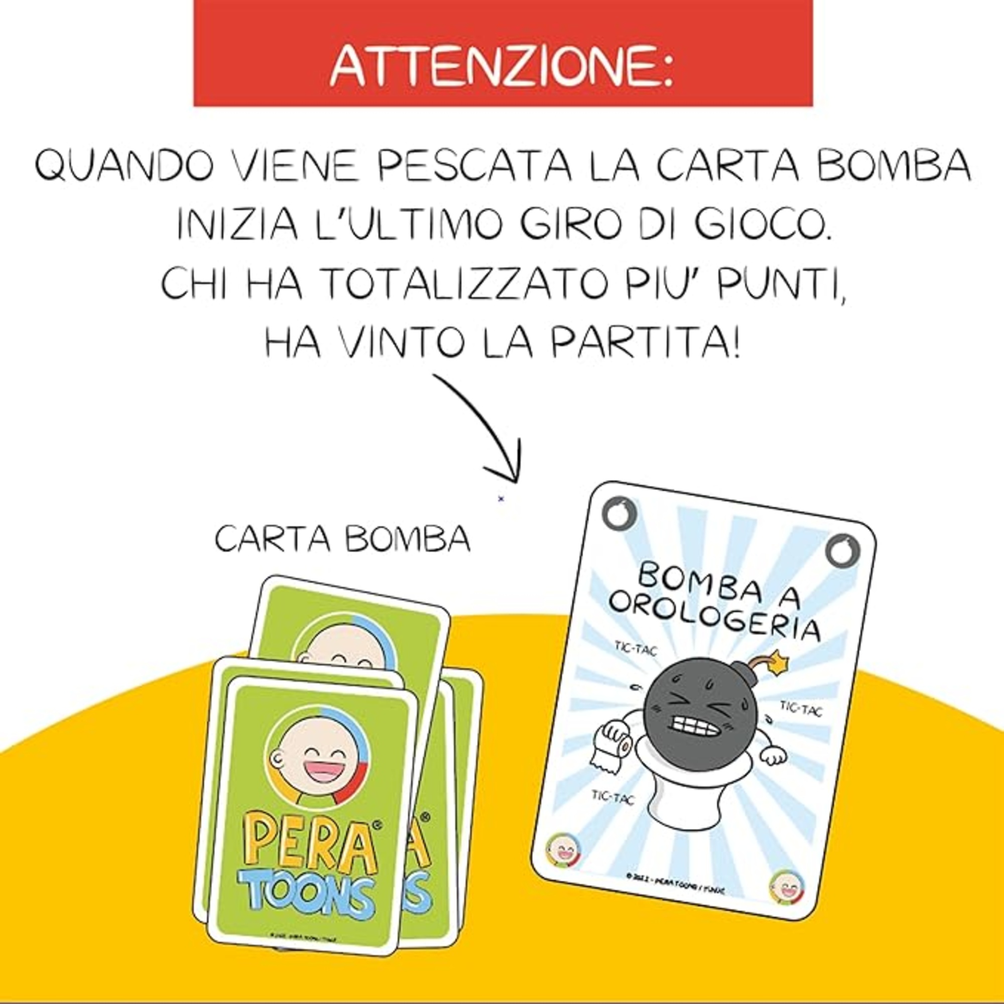 Pera toons gioco di carte divertente per bambini - colleziona battute - 5+ anni - giochi preziosi - GIOCHI PREZIOSI