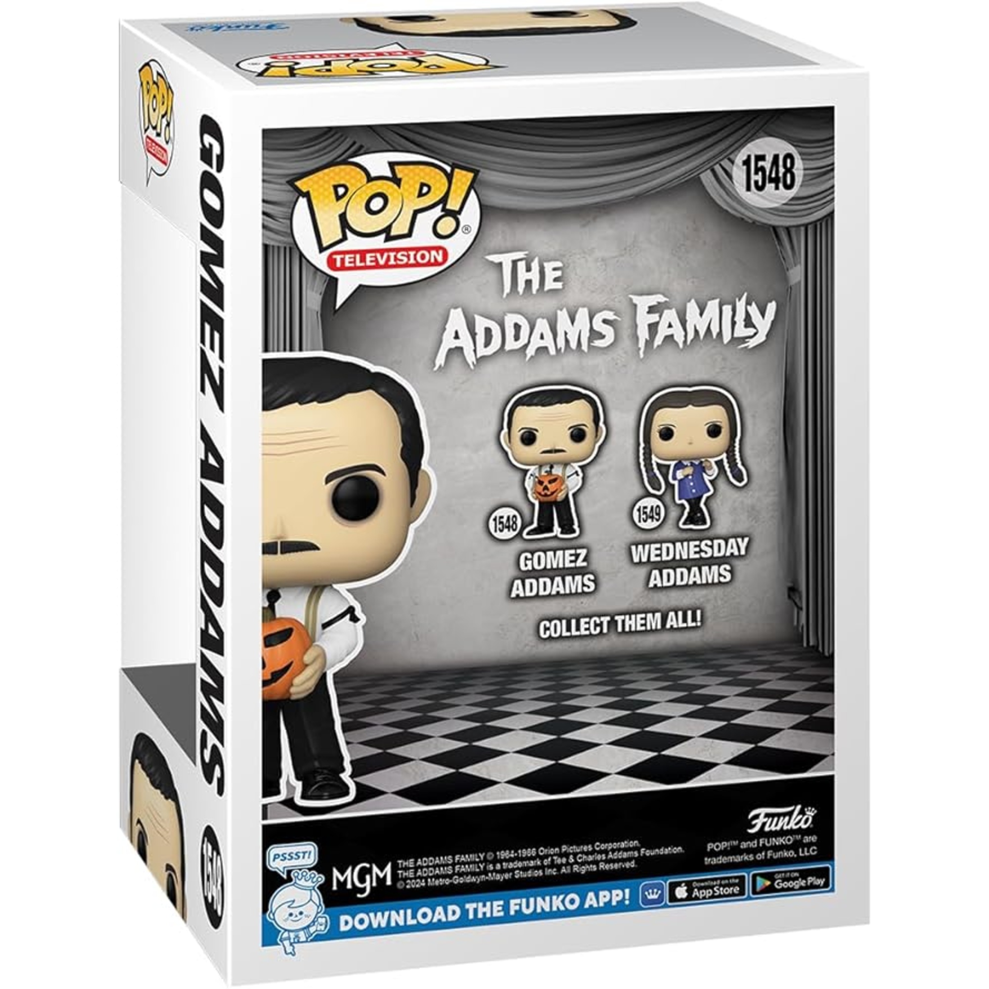 Funko pop - addams family - gomez - 1548 - MERCOLEDI