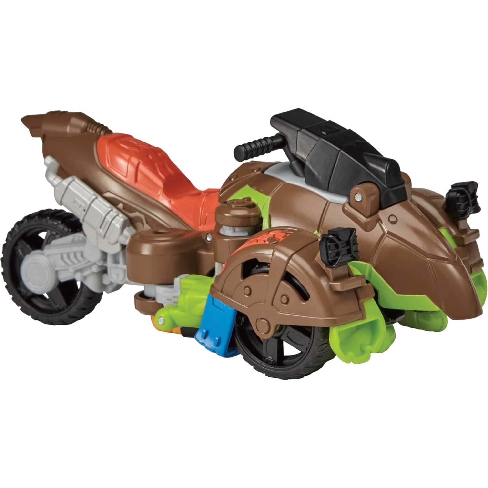Veicolo leonarod tartarughe ninja caos mutante - moto trasformabile in action figure raffaello - 15 cm - per bambini dai 4 anni - GIOCHI PREZIOSI