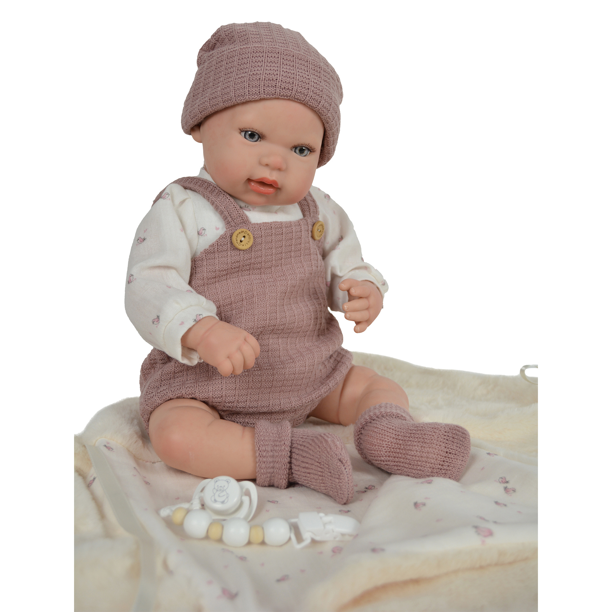 Bambola reborn rosa 45 cm love bebe Toys Center